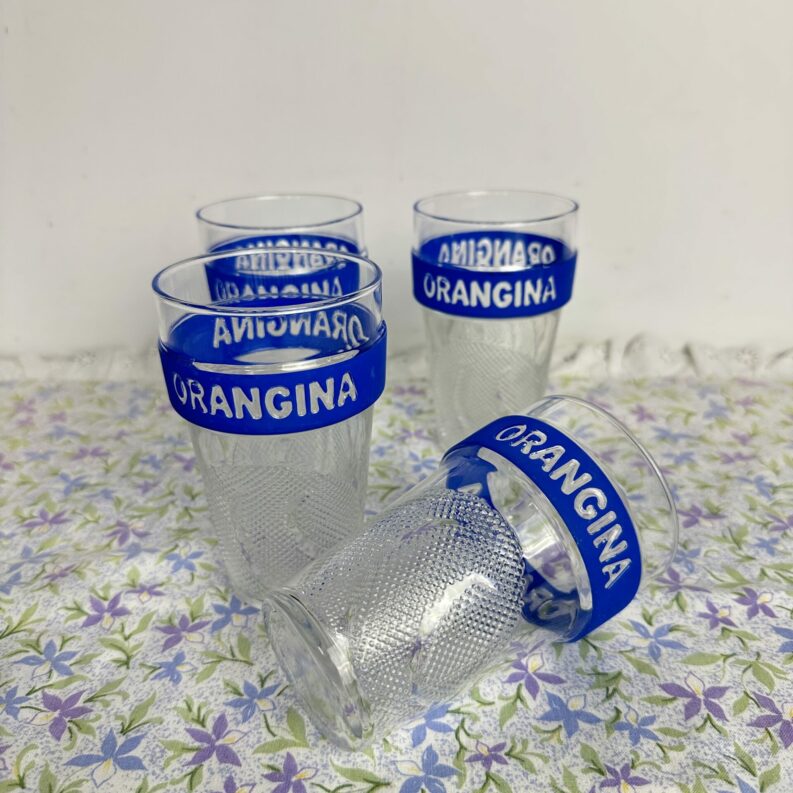 4 verres Orangina vintage Matali Crasset