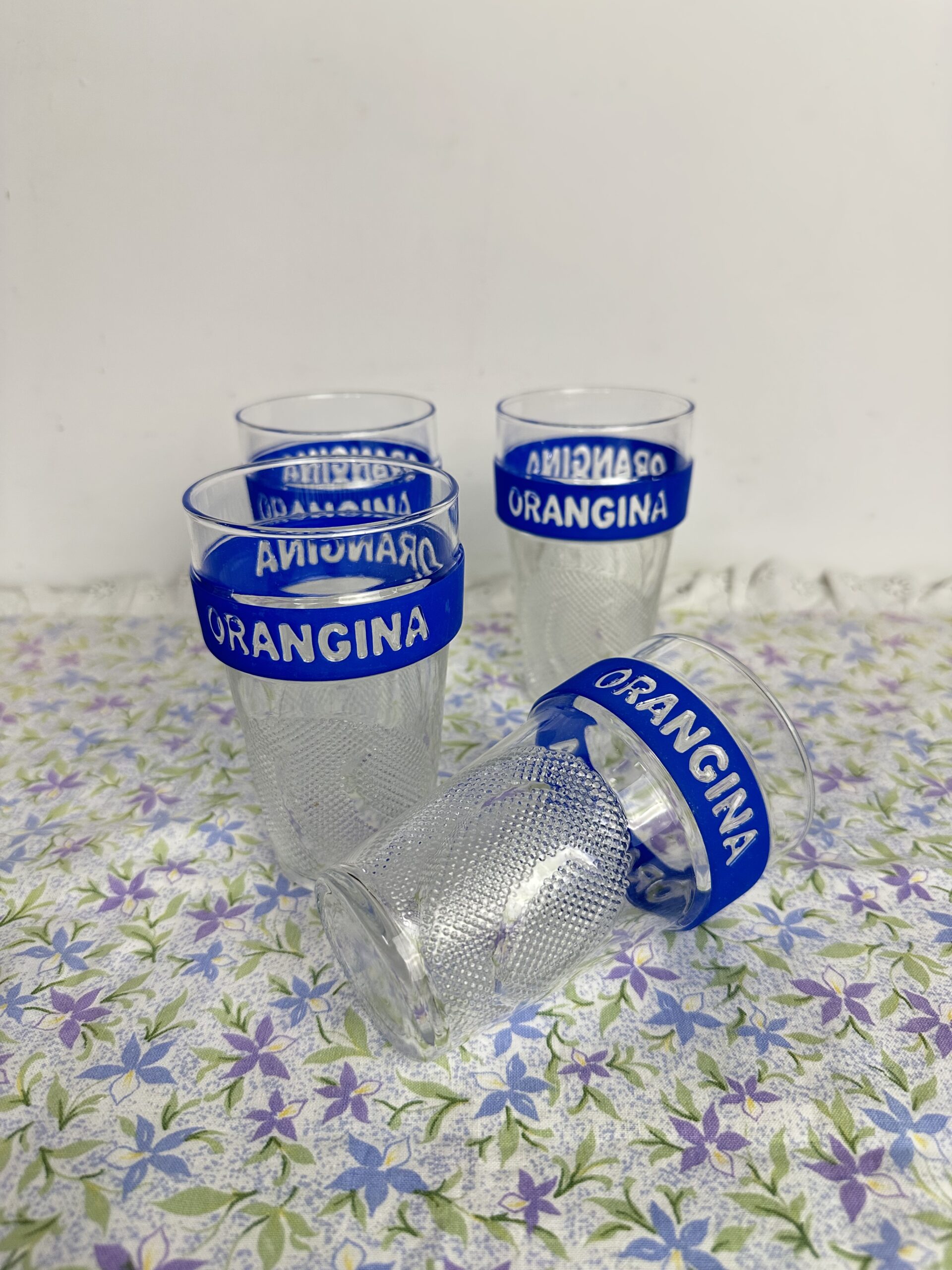 4 verres Orangina vintage Matali Crasset