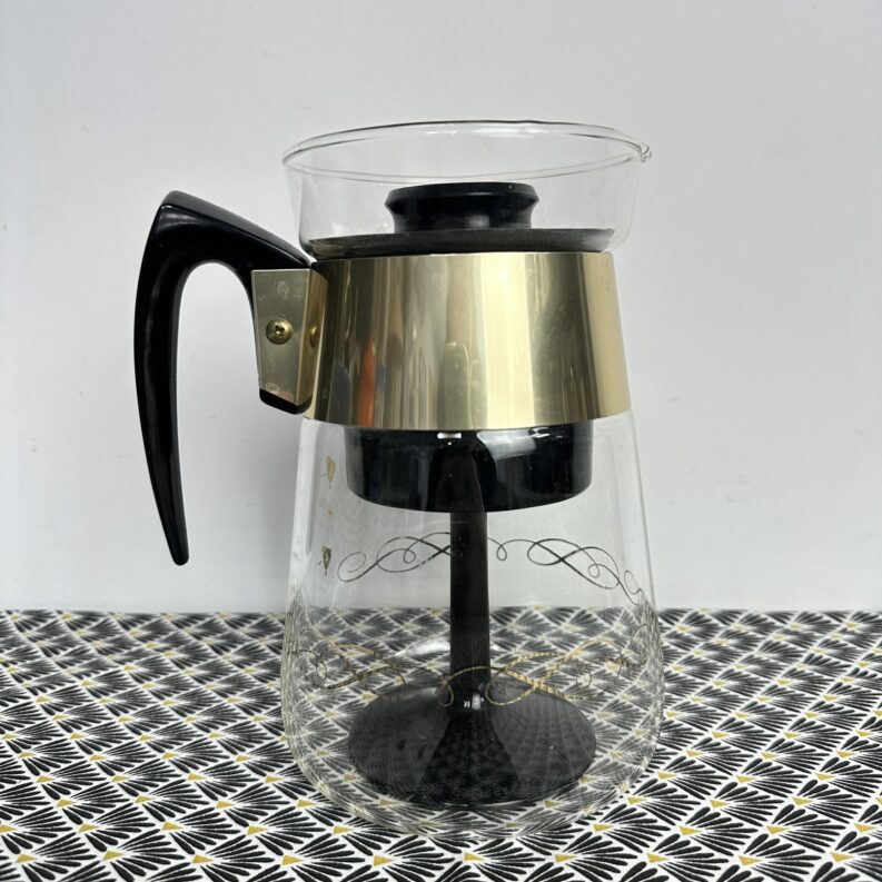 Cafetière Corning rétro 1960