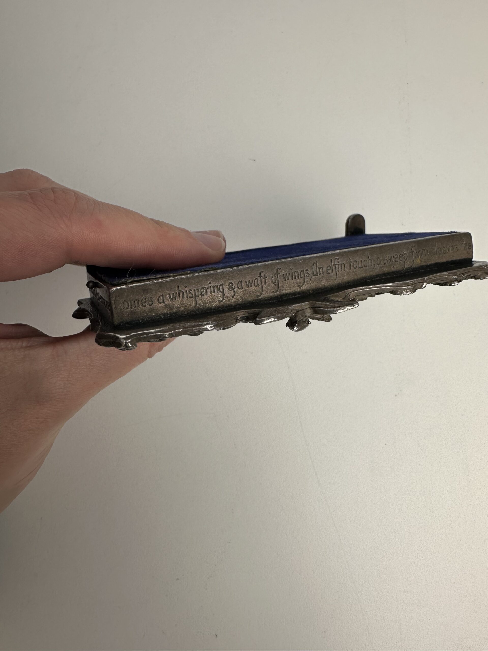 Petit cadre photo métal argenté féérique – Image 9