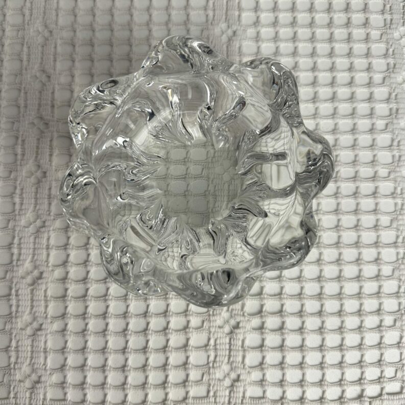 Vide poche cendrier cristal de Daum