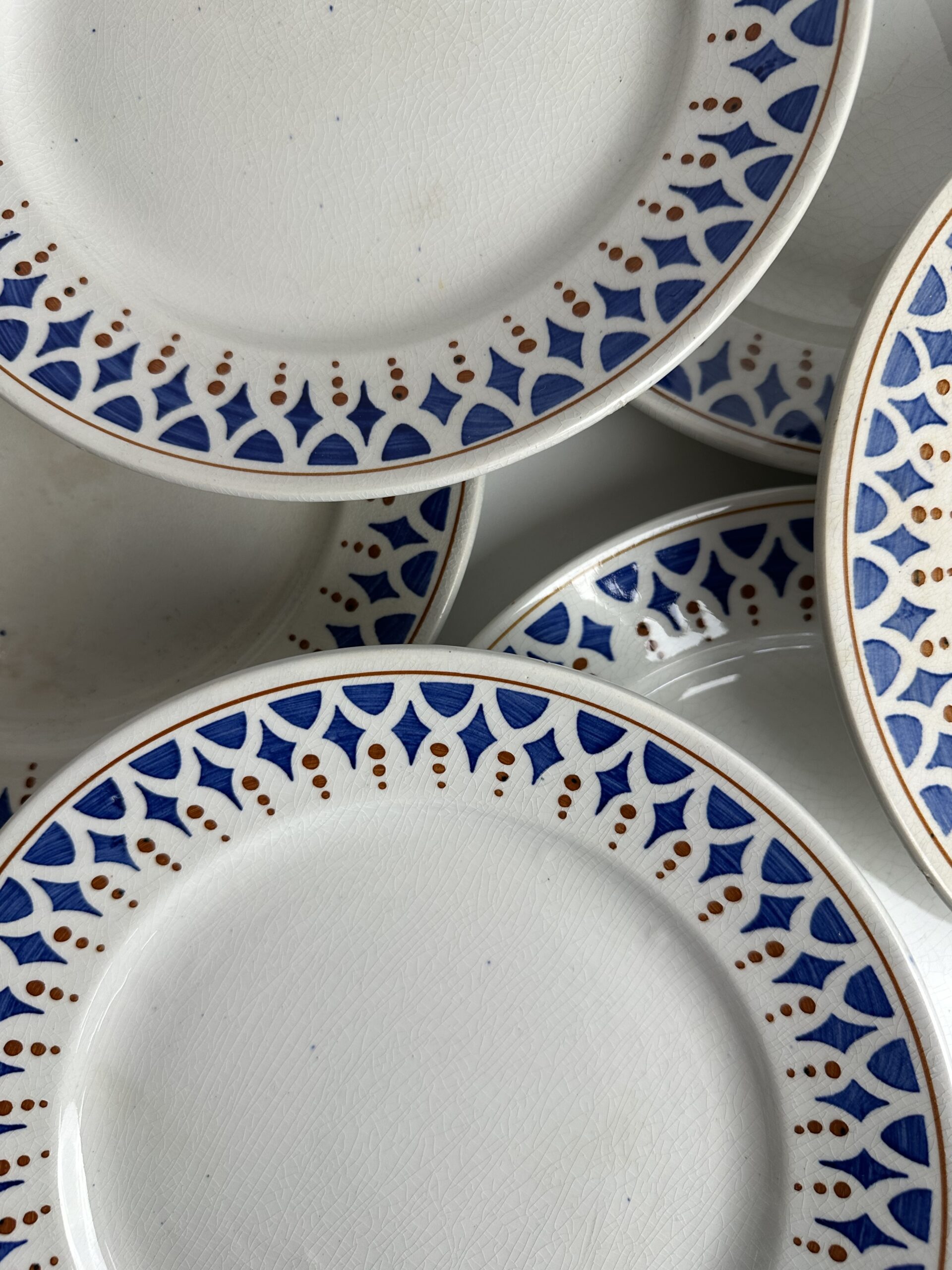 10 assiettes KG Lunéville anciennes – Image 12