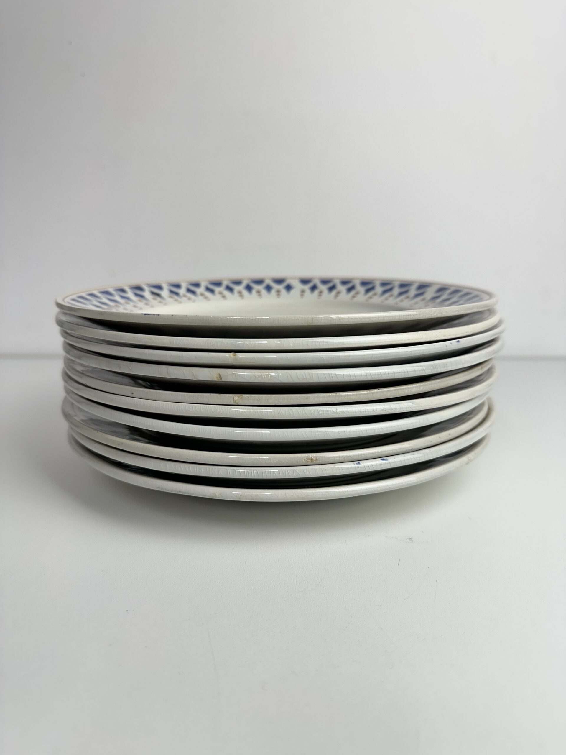 10 assiettes KG Lunéville anciennes – Image 13