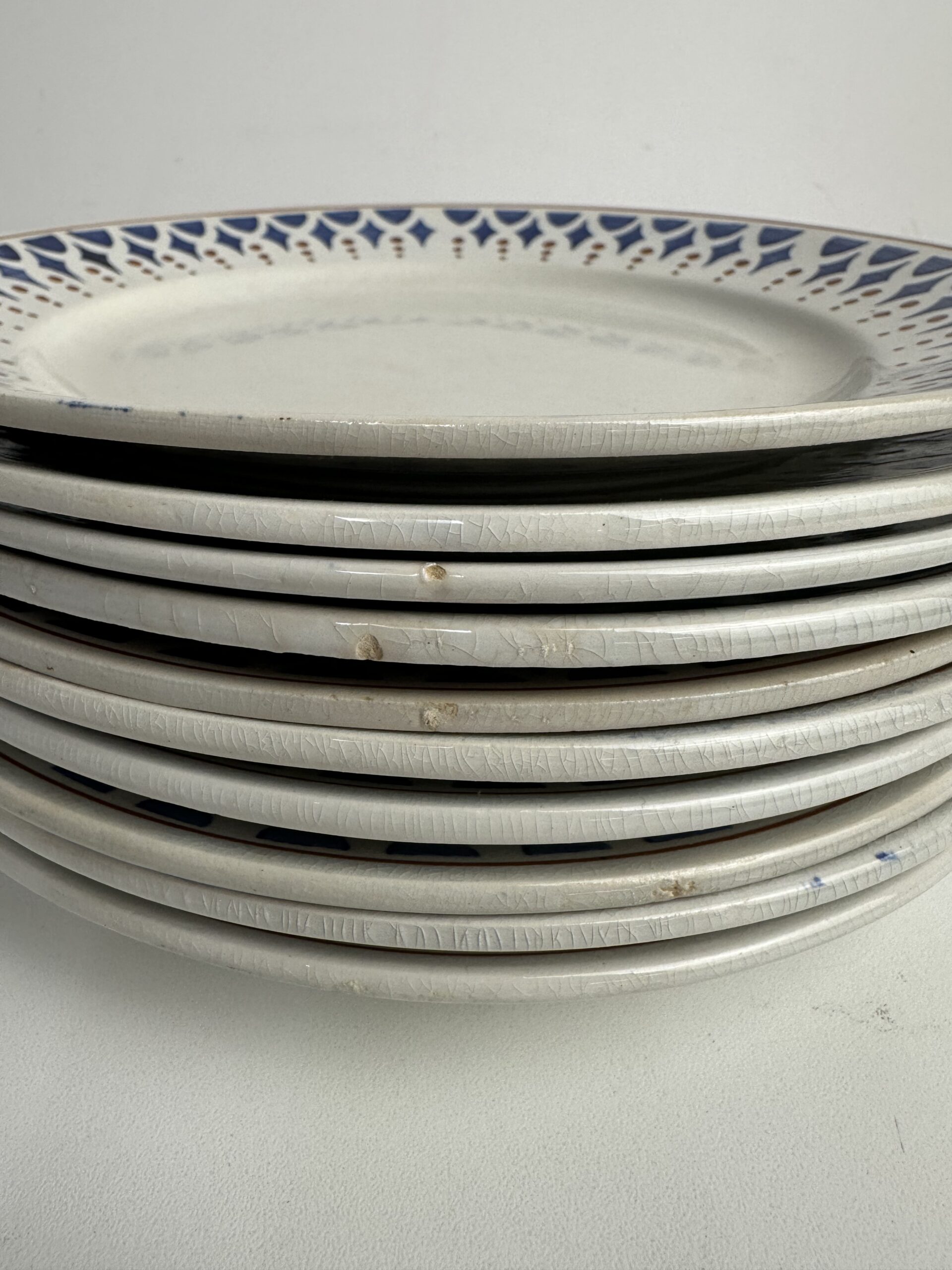 10 assiettes KG Lunéville anciennes – Image 14