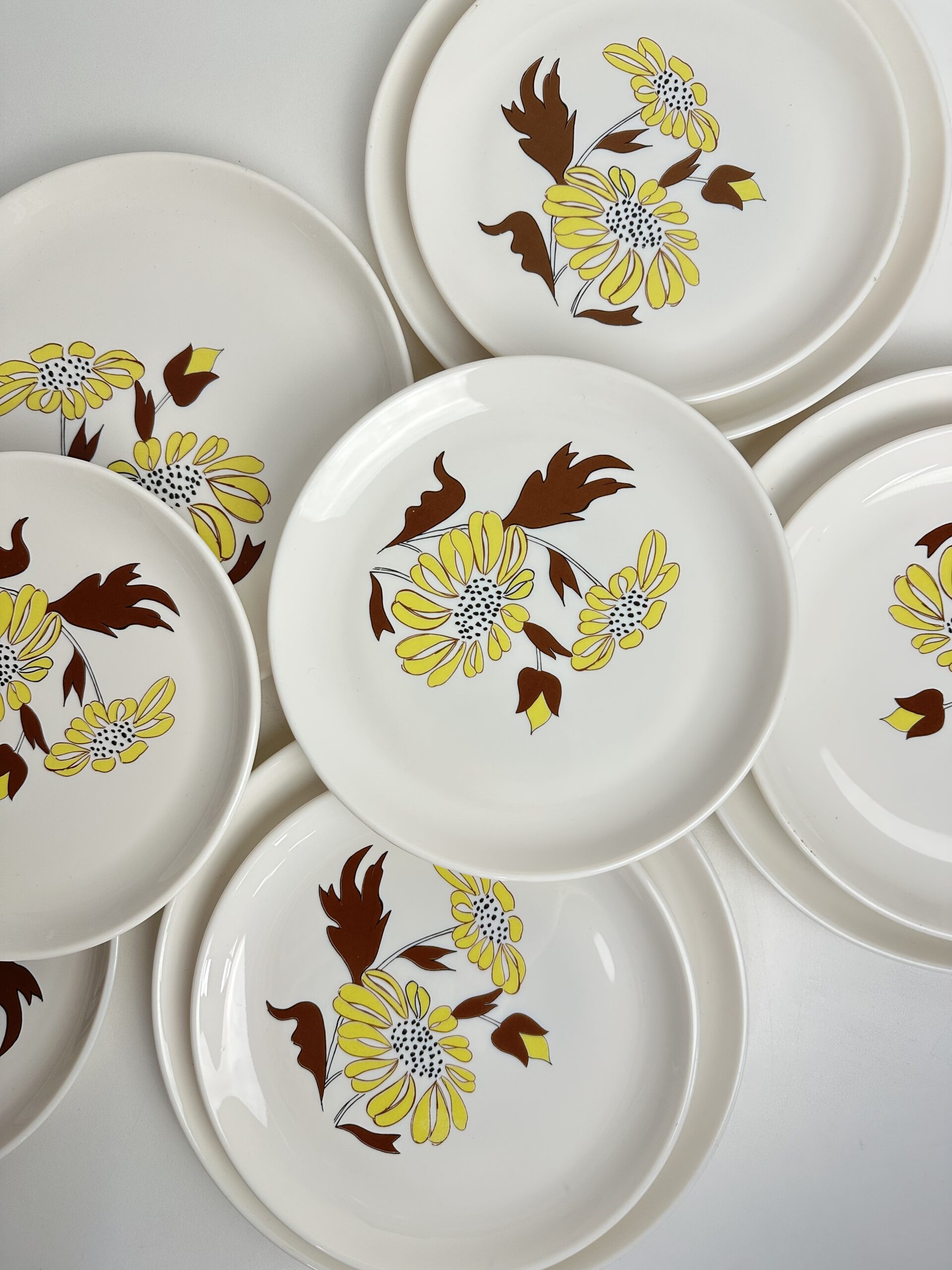 Service 10 assiettes Sovirel vintage – Image 6