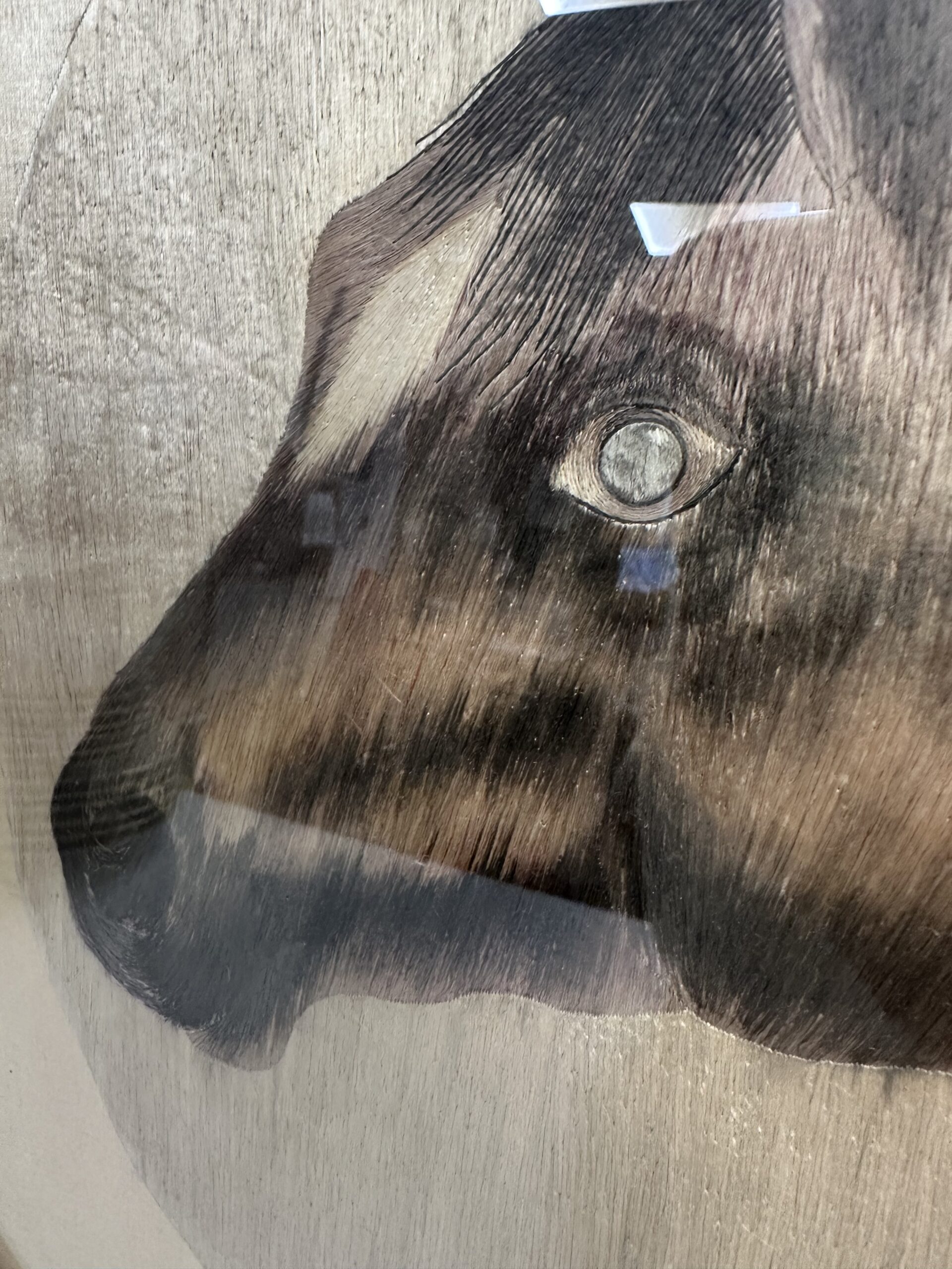 Ancien cadre broderie sur soie – Image 4