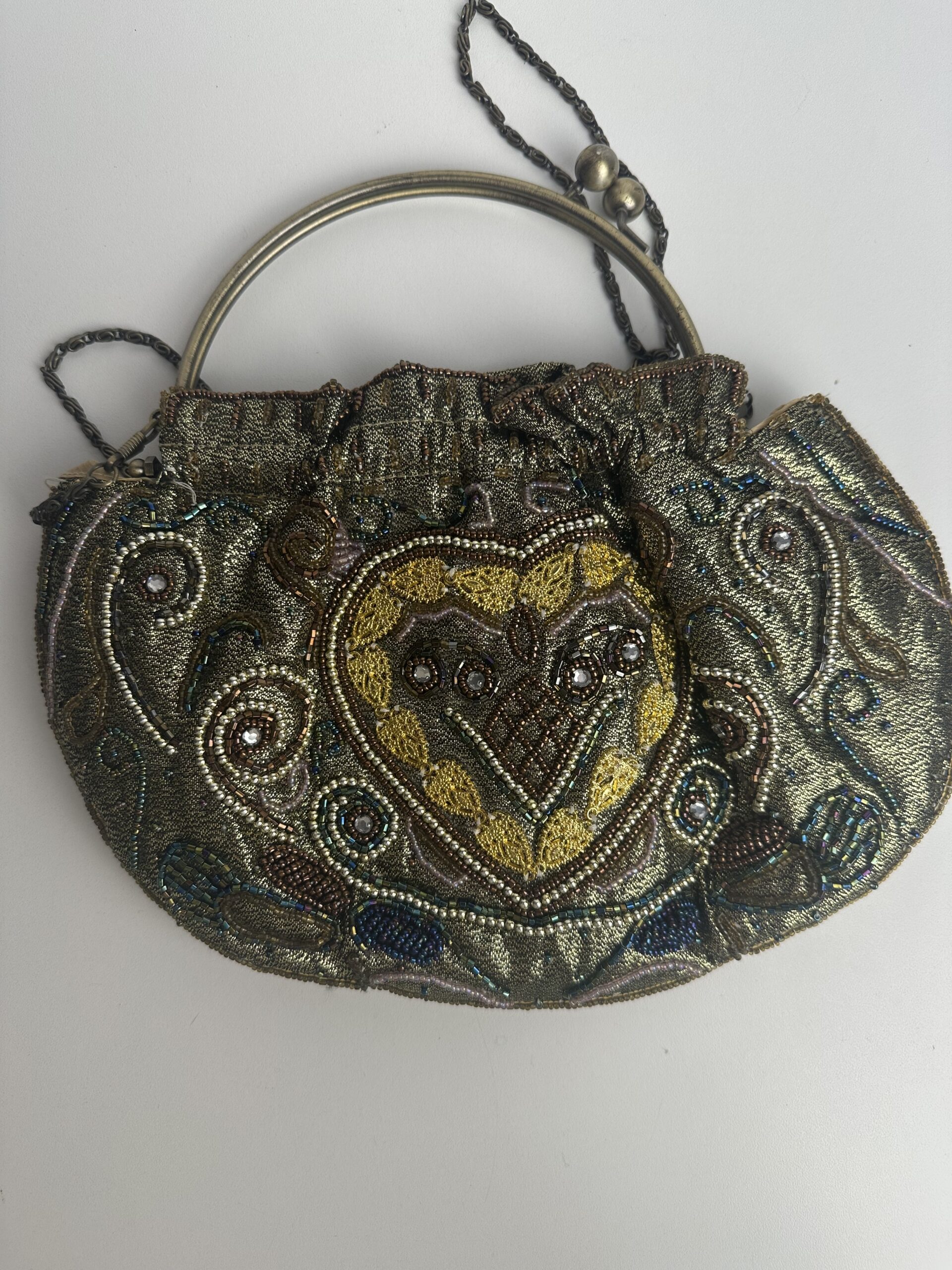 Petit sac pochette perlé vintage – Image 8
