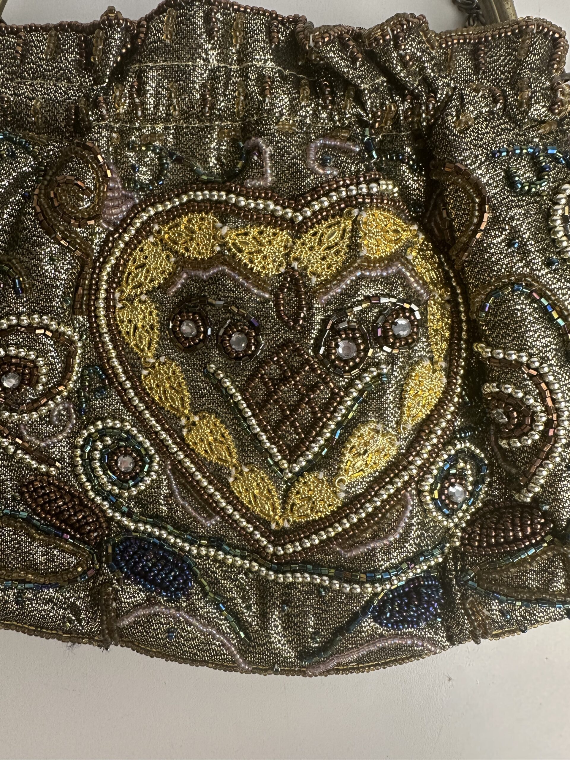 Petit sac pochette perlé vintage – Image 9