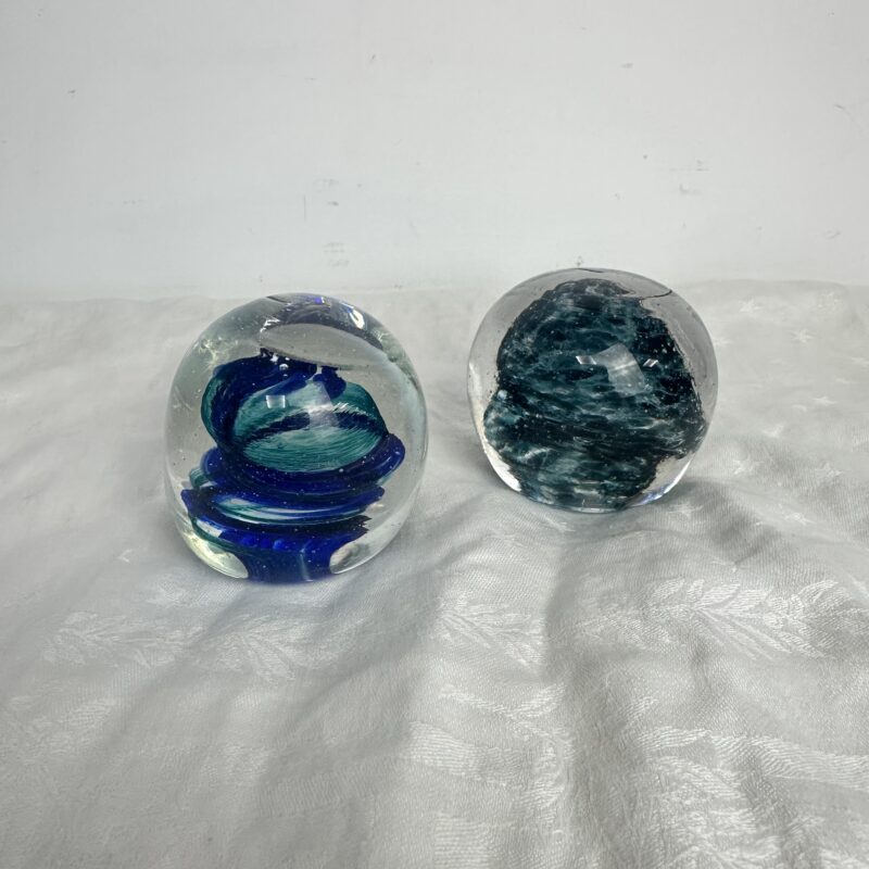 Duo de presse-papiers cristal JAS