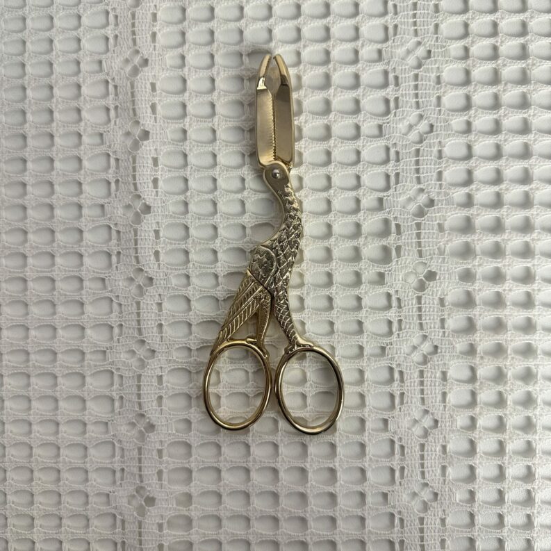 Ancienne pince à sucre pélican vintage