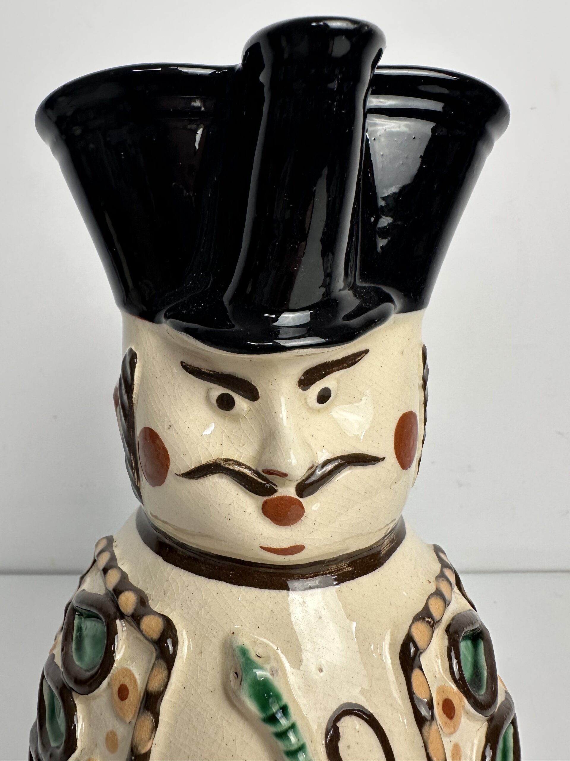 Pichet vintage céramique anthropomorphe hongrois – Image 7