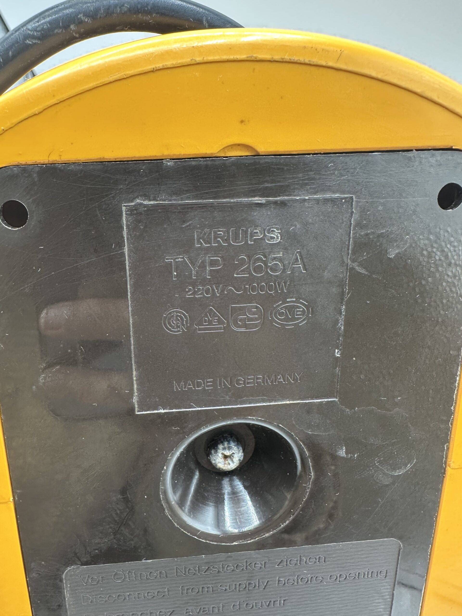 Cafetière Krups orange vintage type 265A – Image 20