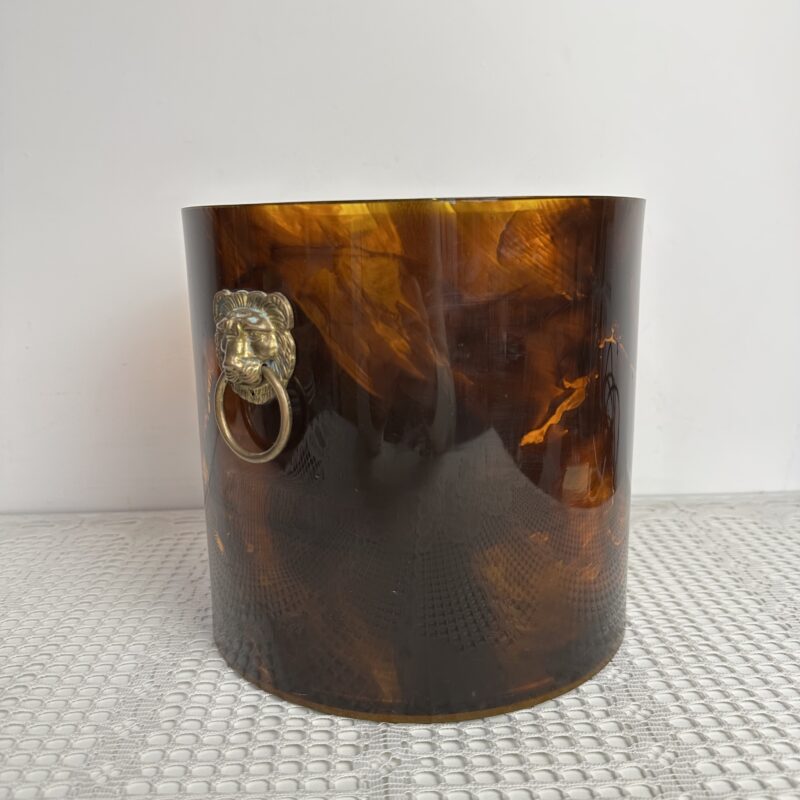 Cache pot lucite style Dior Mid Century