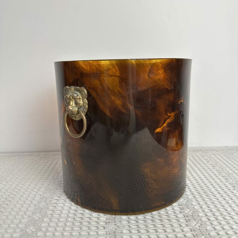 Cache pot lucite style Dior Mid Century