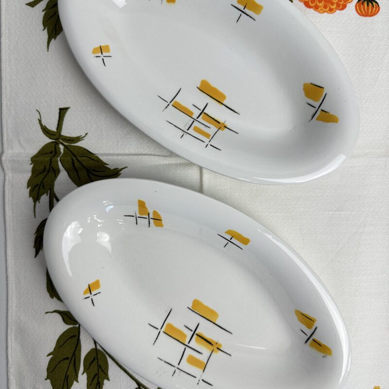 Duo de raviers Digoin Sarreguemines Riviera vintage