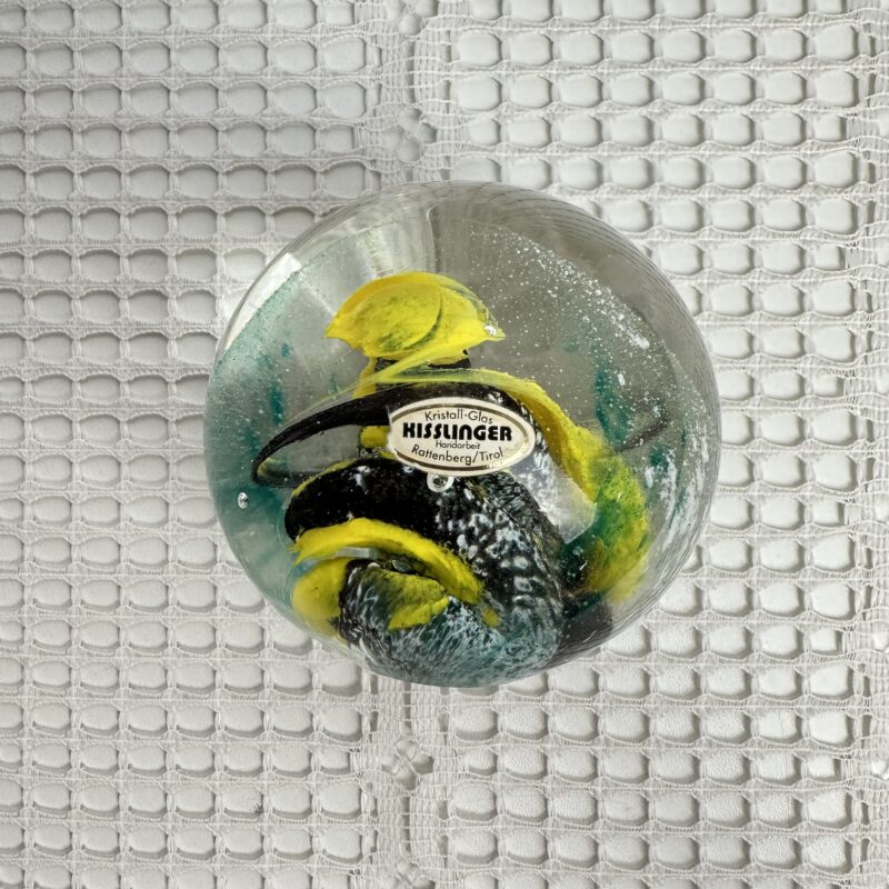 Presse-papier sulfure Kisslinger Kristall Glas