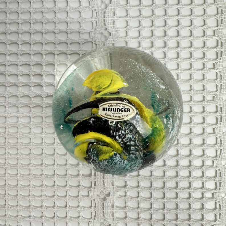 Presse-papier sulfure Kisslinger Kristall Glas