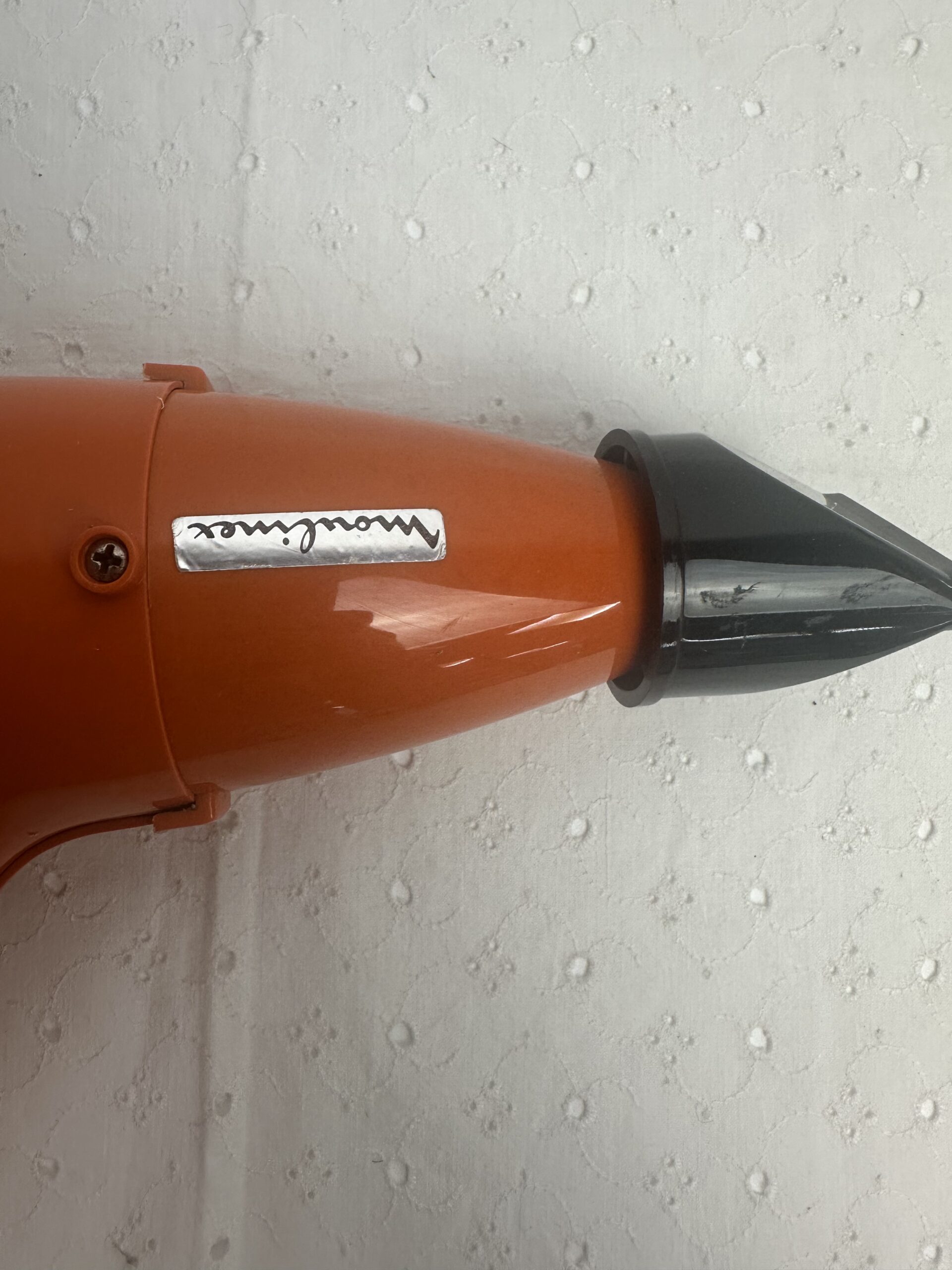 Sèche cheveux vintage Moulinex orange – Image 5