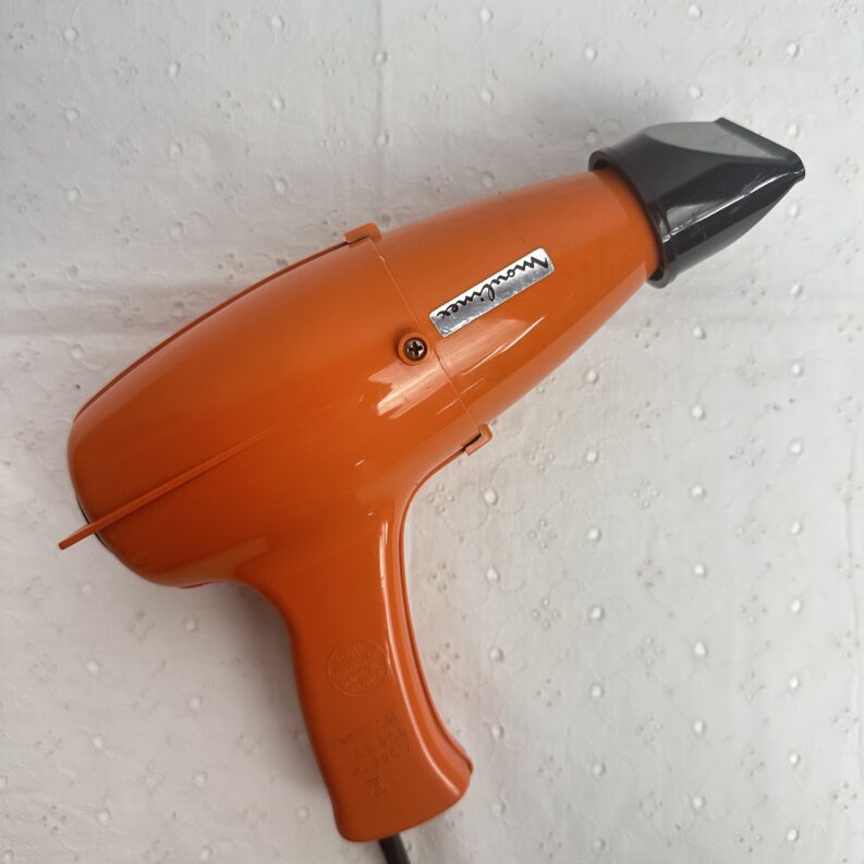 Sèche cheveux vintage Moulinex orange