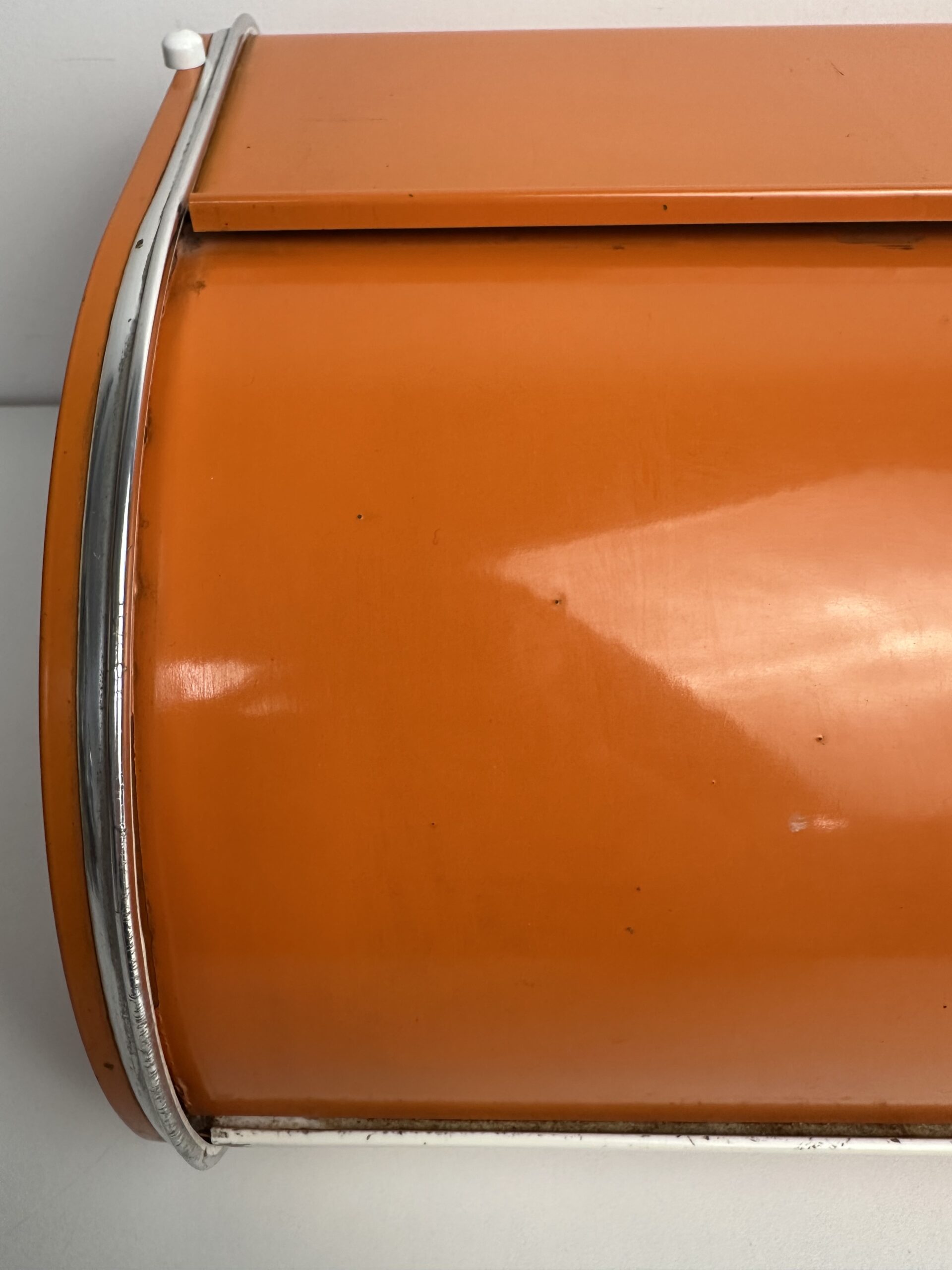 Boîte à pain orange vintage années 60-70 – Image 2