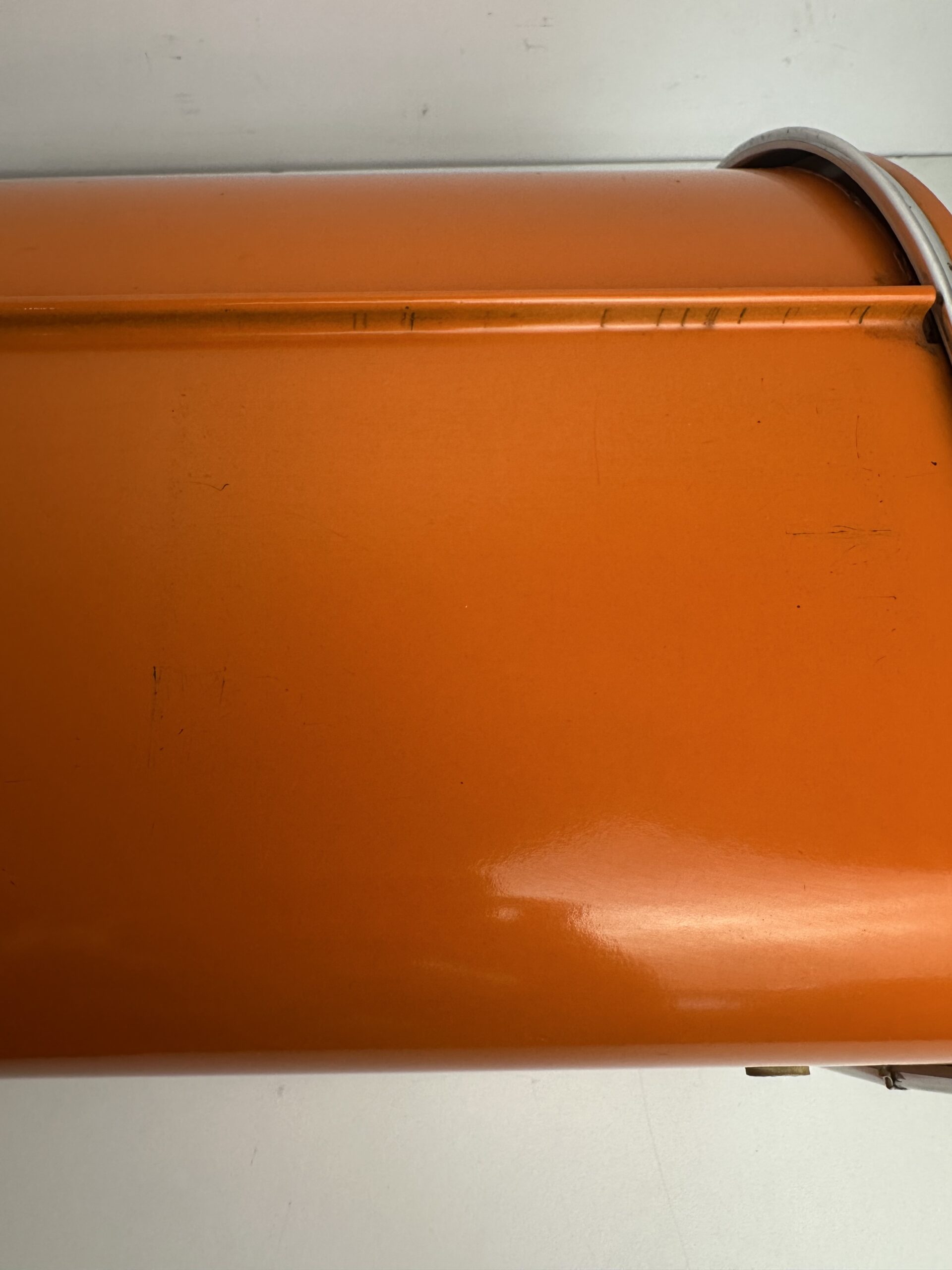 Boîte à pain orange vintage années 60-70 – Image 7