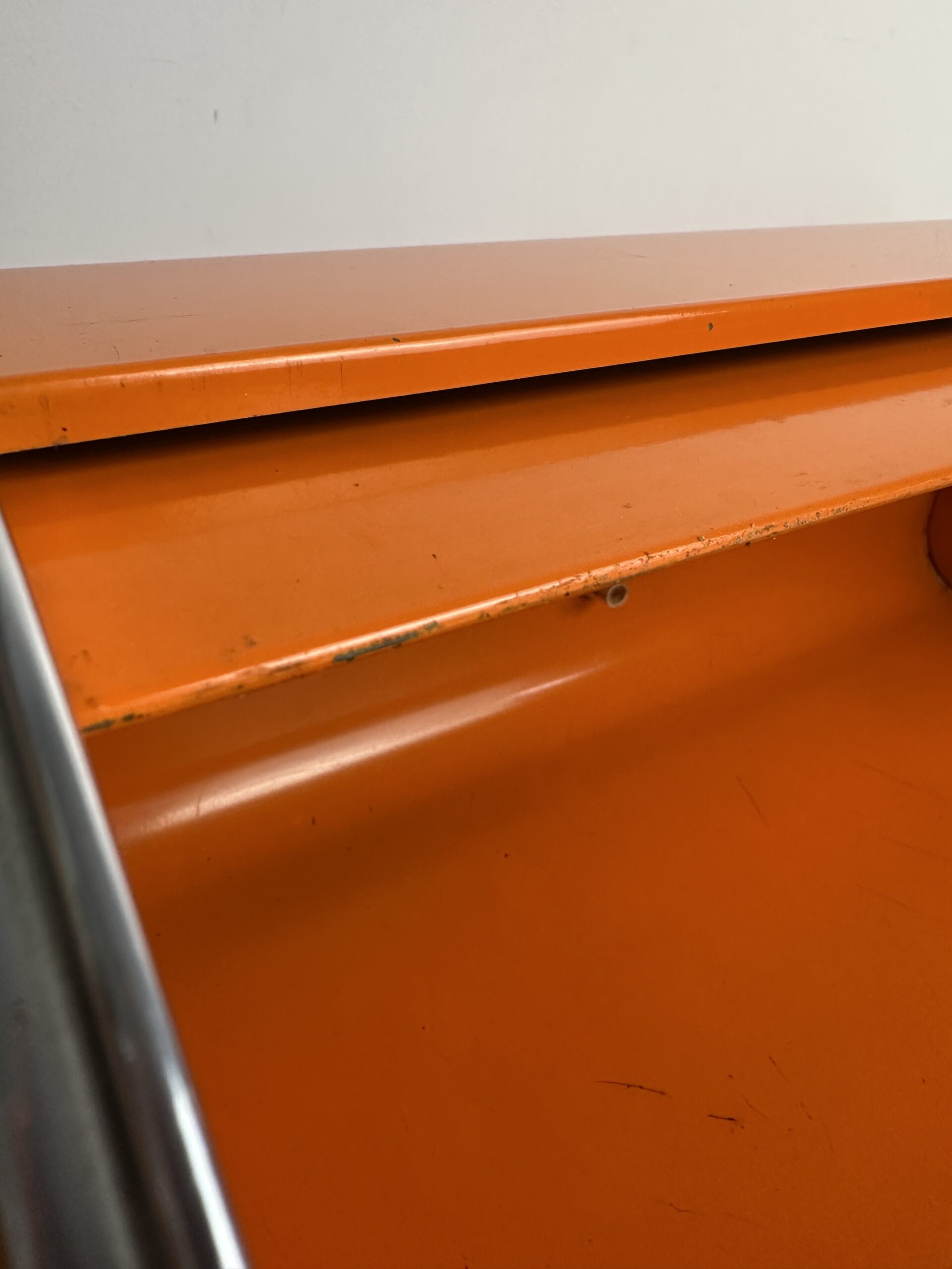 Boîte à pain orange vintage années 60-70 – Image 15