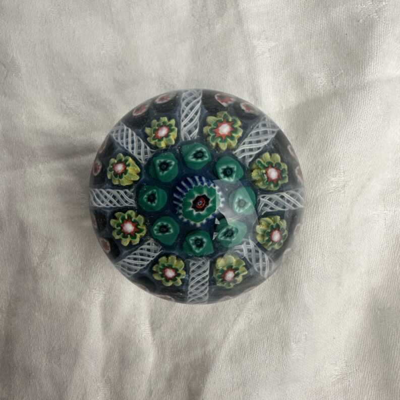 Petit presse papier sulfure Millefiori
