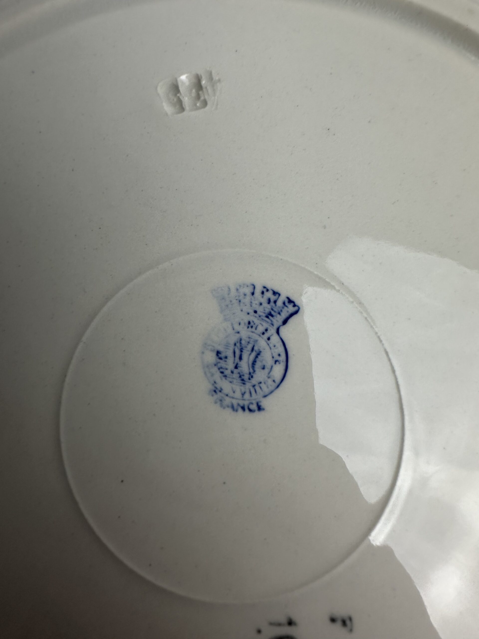 Plat ancien Badonviller en faïence – Image 10