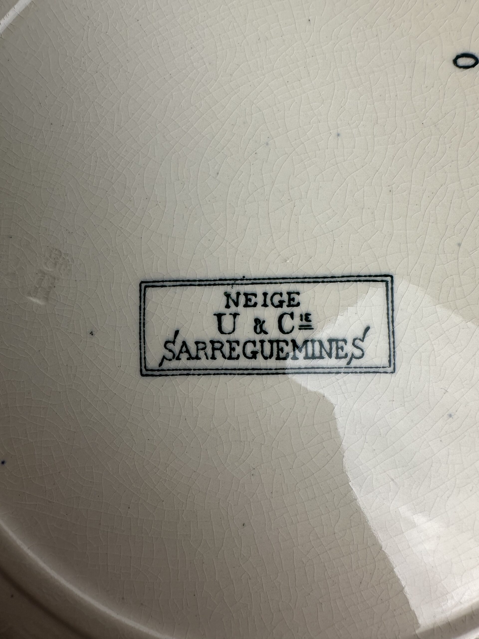 Plat Sarreguemines U&C Neige – Image 12