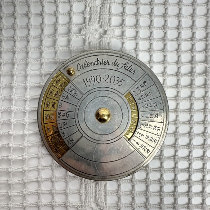 Calendrier perpétuel vintage 1990 2035