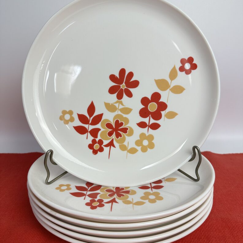 6 assiettes plates Sovirel France