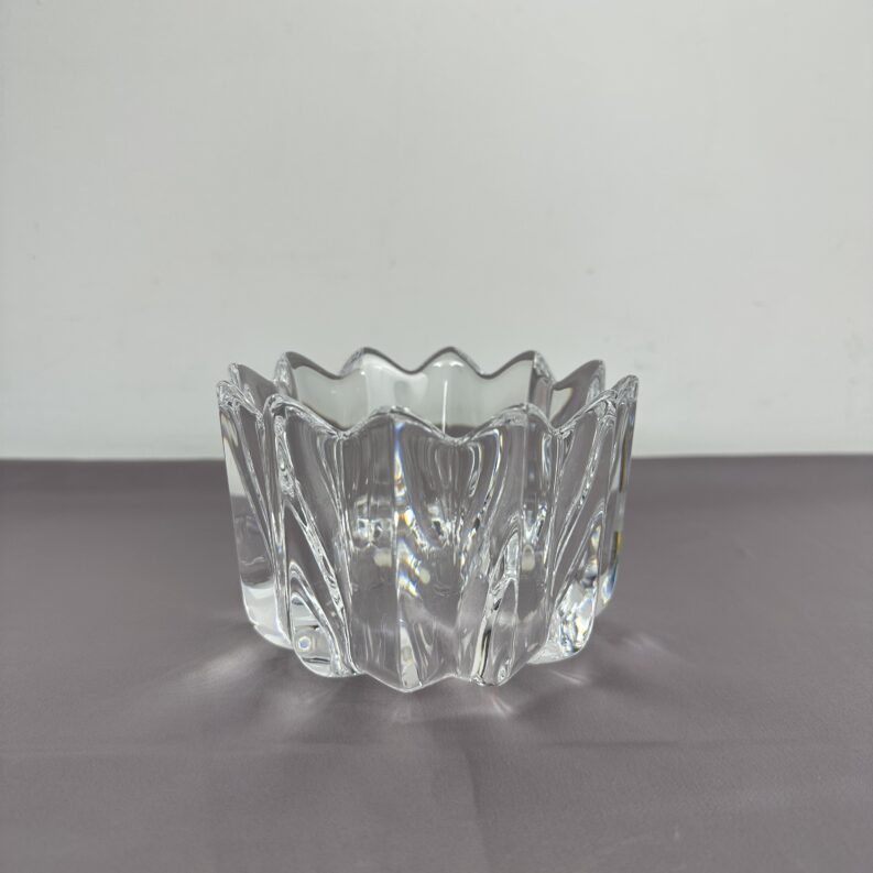 Vide poche en cristal Orrefors Jan Johansson 1980