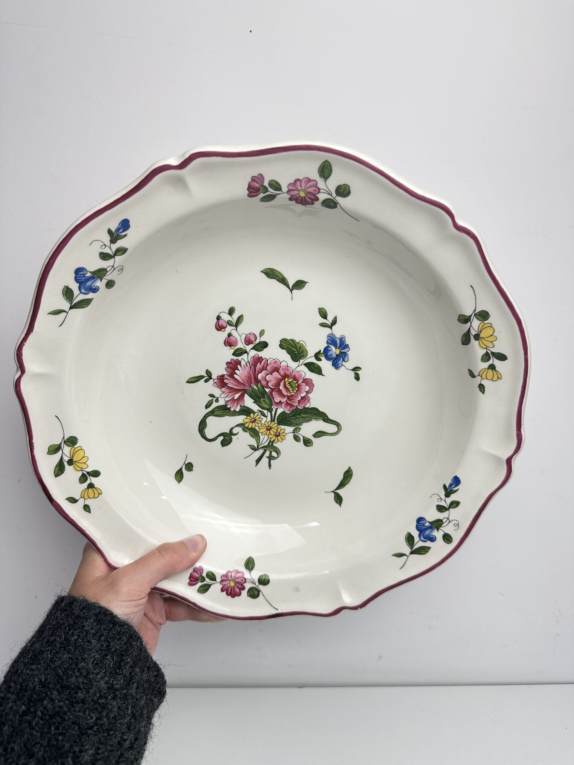 Plat creux Vieux Saint Amand 1713 – Image 8