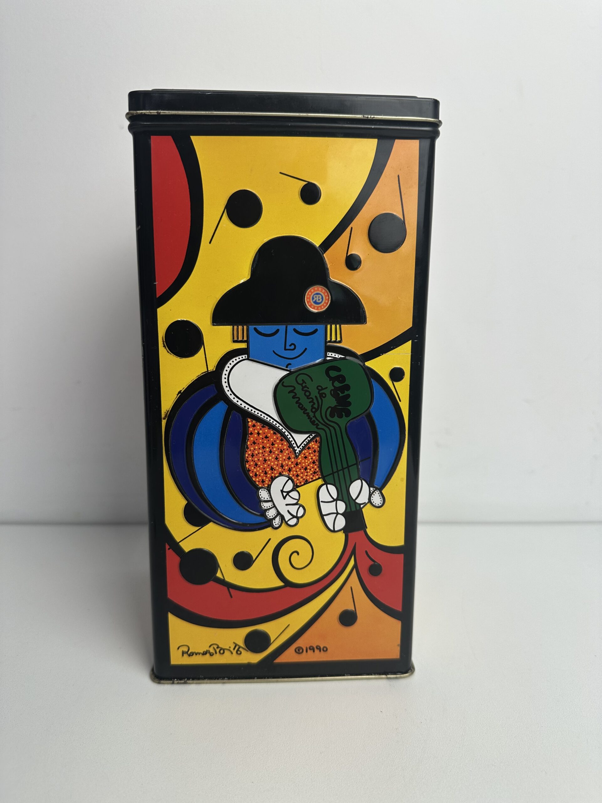 Boite Crème de Grand Marnier Romero Britto 1990 – Image 3