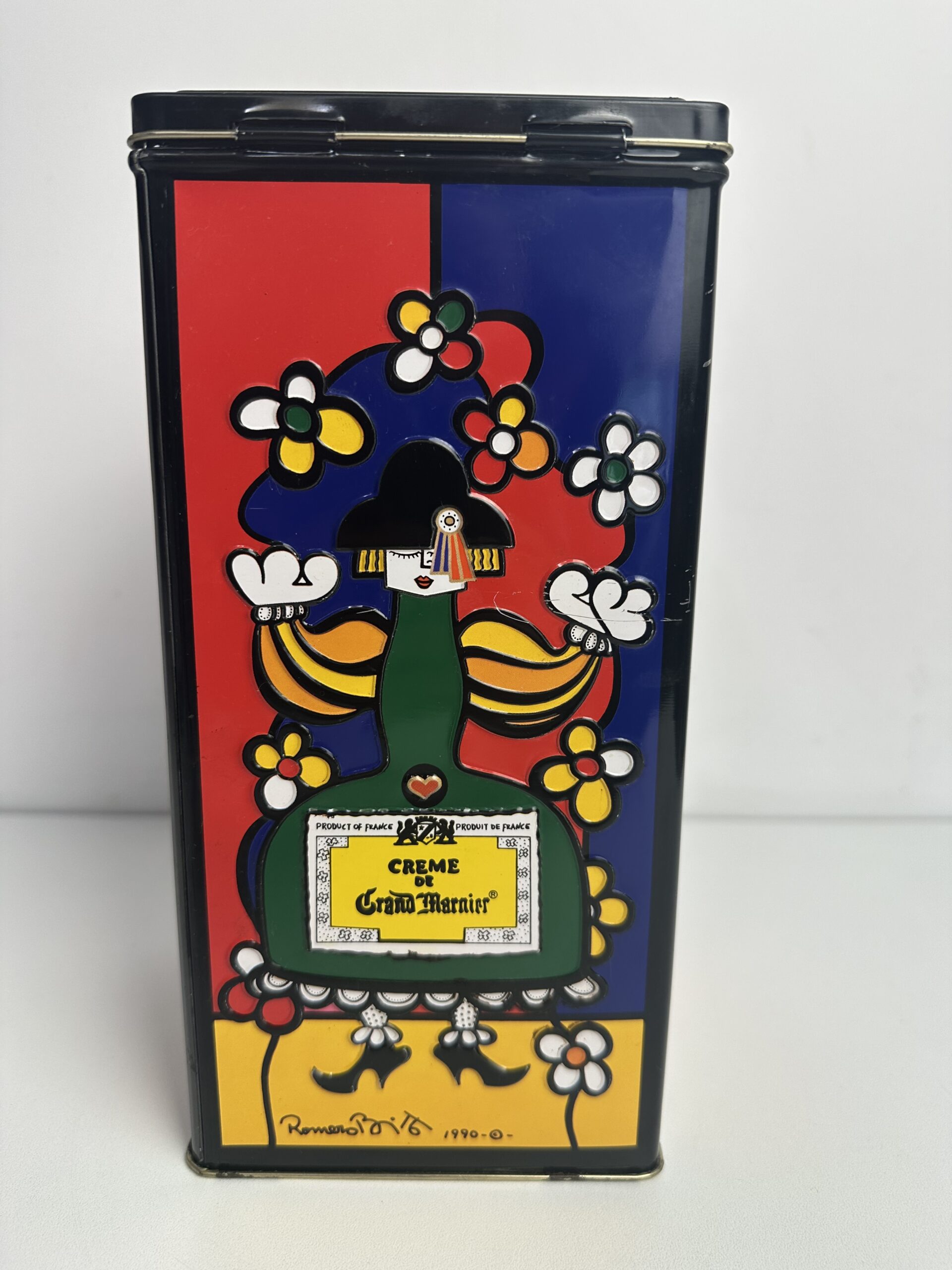 Boite Crème de Grand Marnier Romero Britto 1990 – Image 4