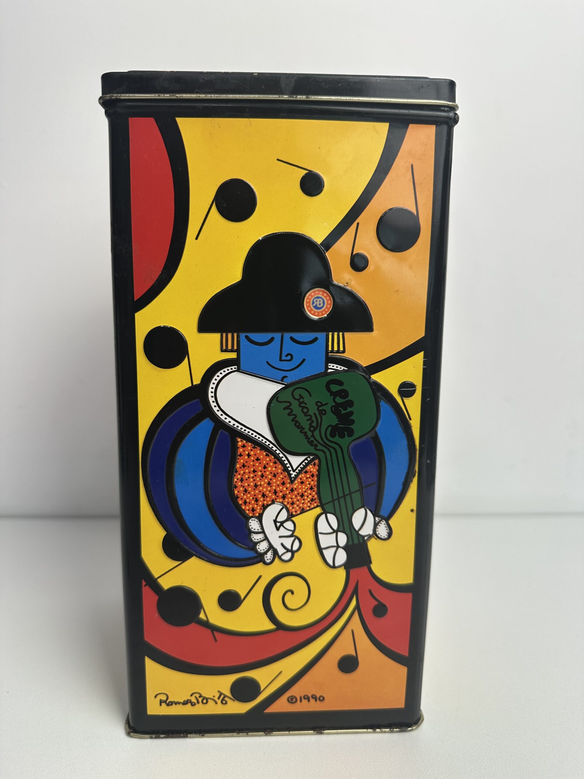 Boite Crème de Grand Marnier Romero Britto 1990 – Image 5