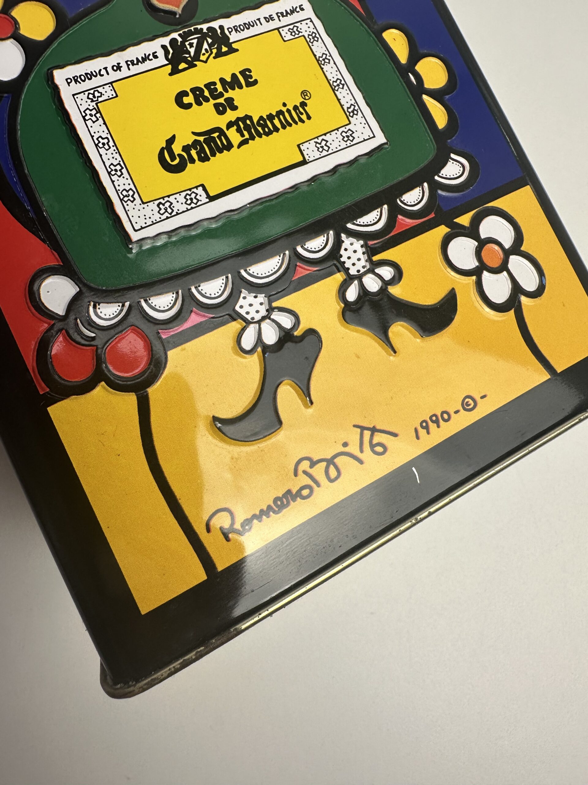 Boite Crème de Grand Marnier Romero Britto 1990 – Image 9