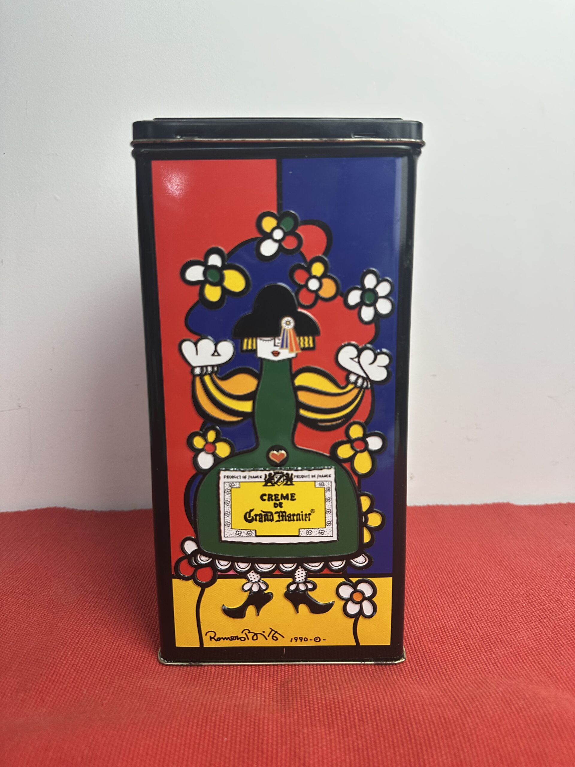 Boite Crème de Grand Marnier Romero Britto 1990