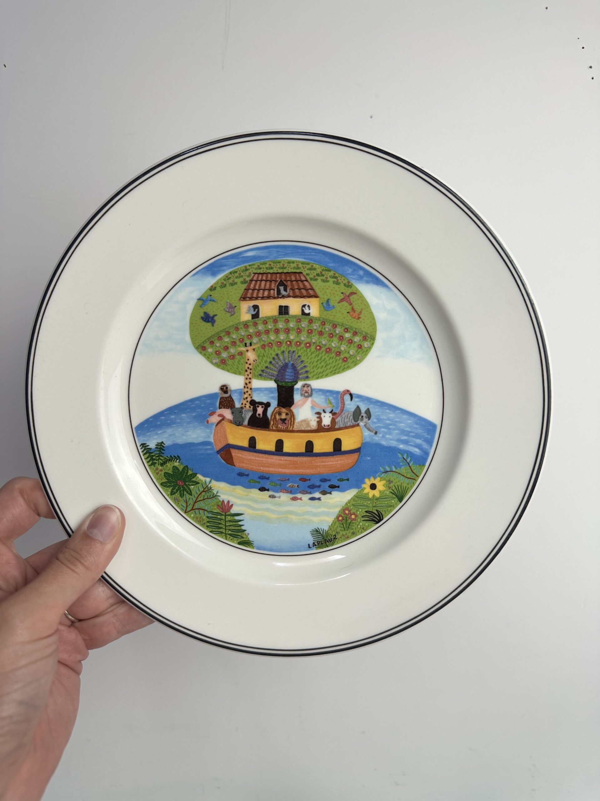 6 assiettes à dessert Villeroy et Boch Décor Naif – Image 10