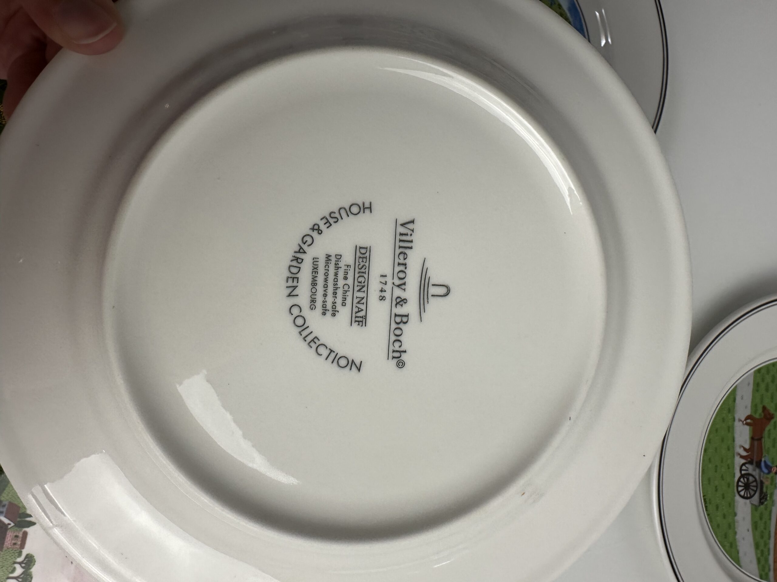 6 assiettes à dessert Villeroy et Boch Décor Naif – Image 12