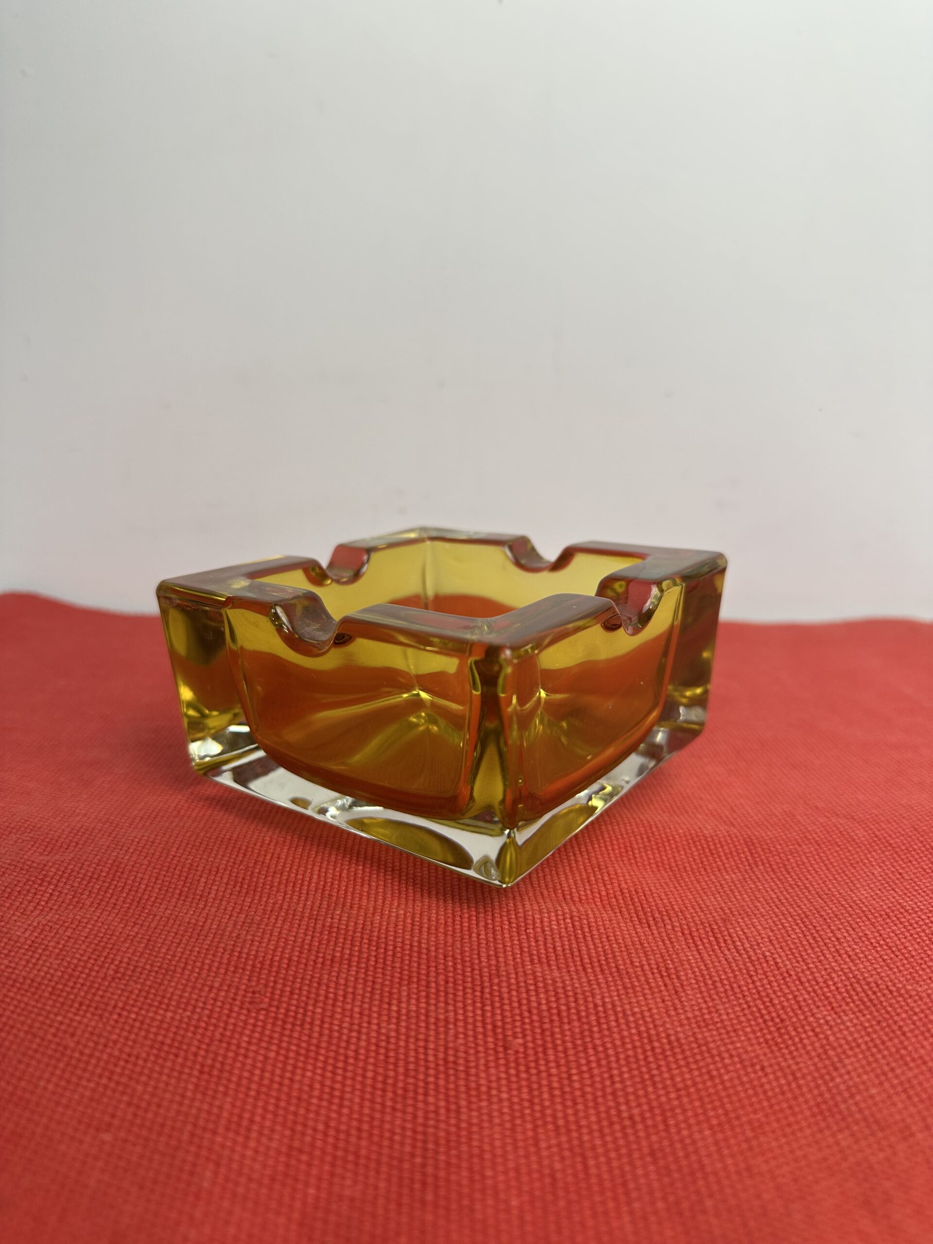 Cendrier vintage années 60 style Murano