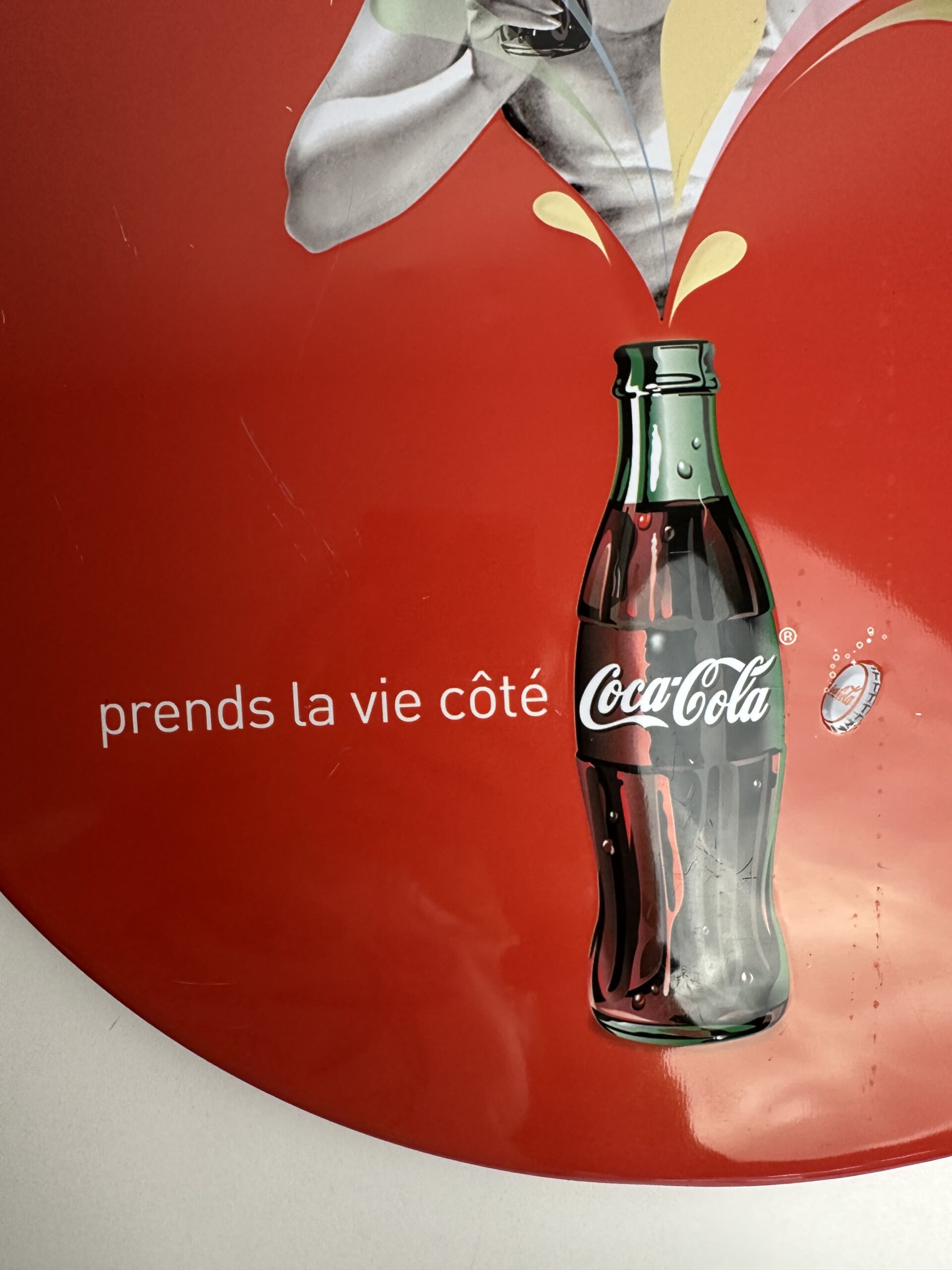 Plaque publicitaire vintage Coca-Cola métal – Image 4