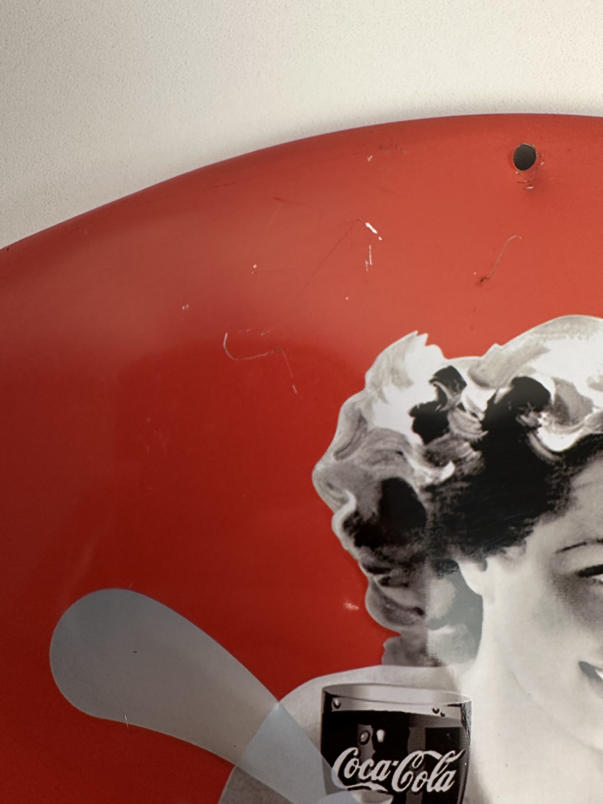 Plaque publicitaire vintage Coca-Cola métal – Image 6