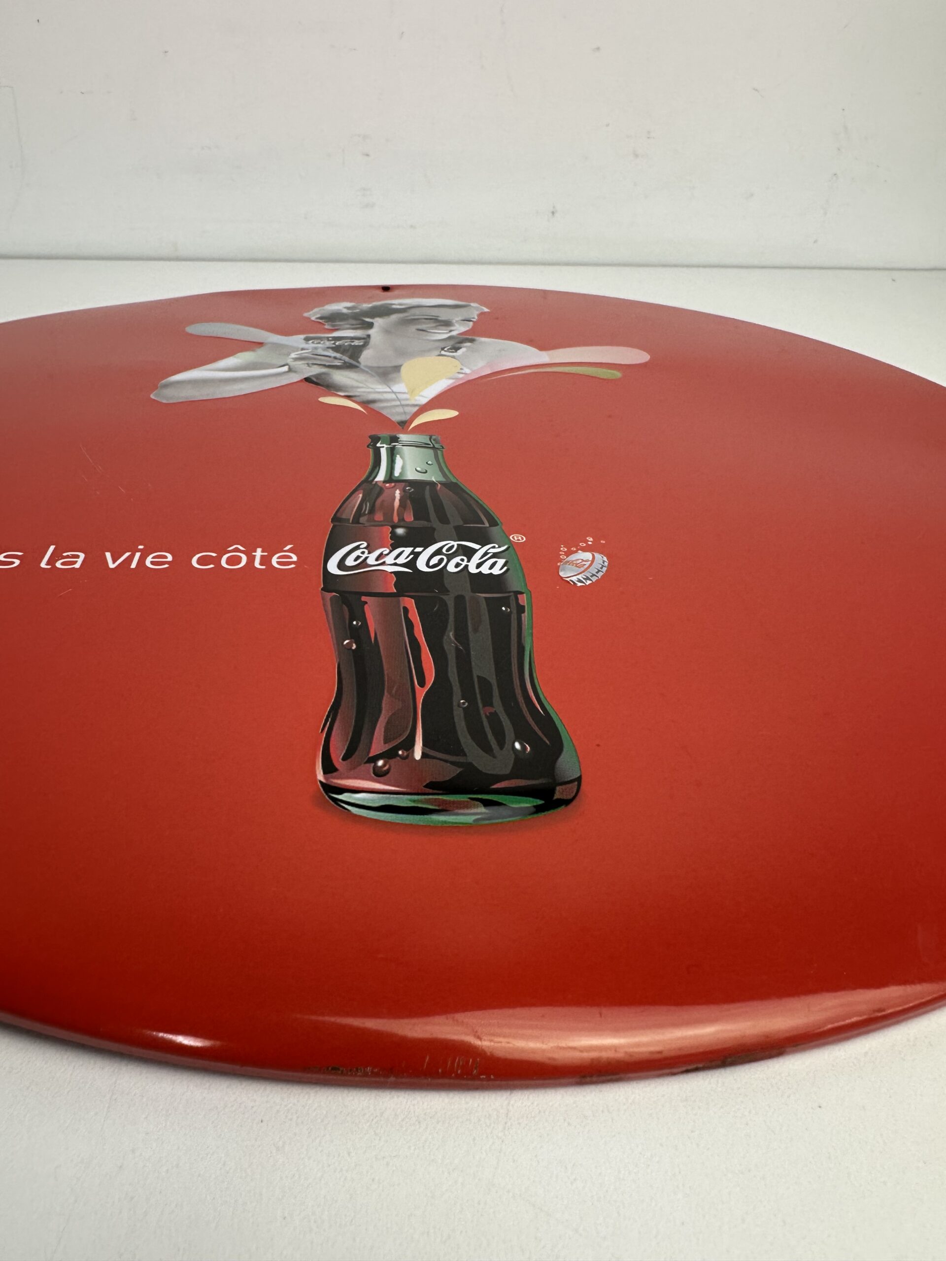 Plaque publicitaire vintage Coca-Cola métal – Image 9