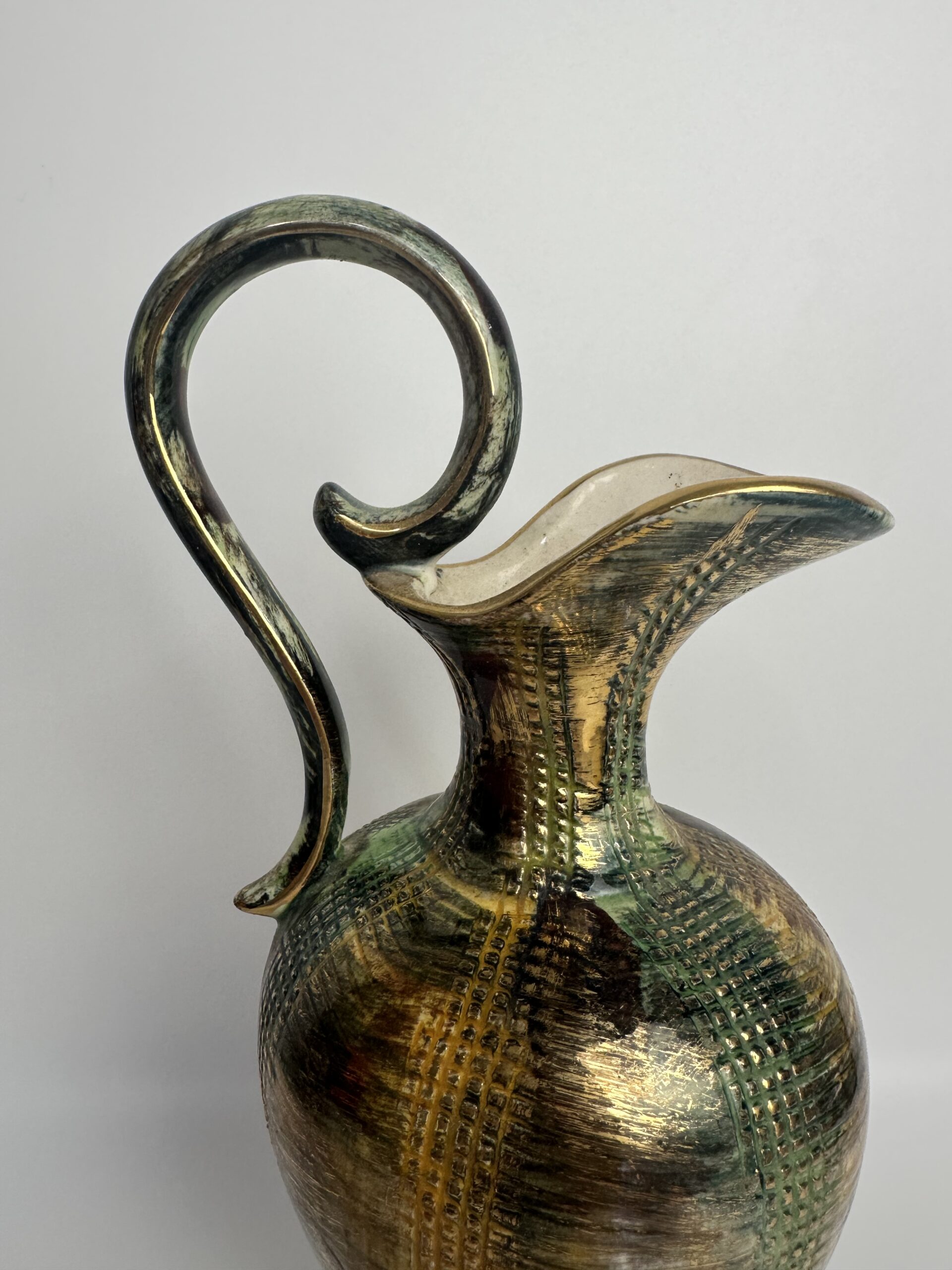 Vase vintage en céramique Hubert Bequet – Image 3