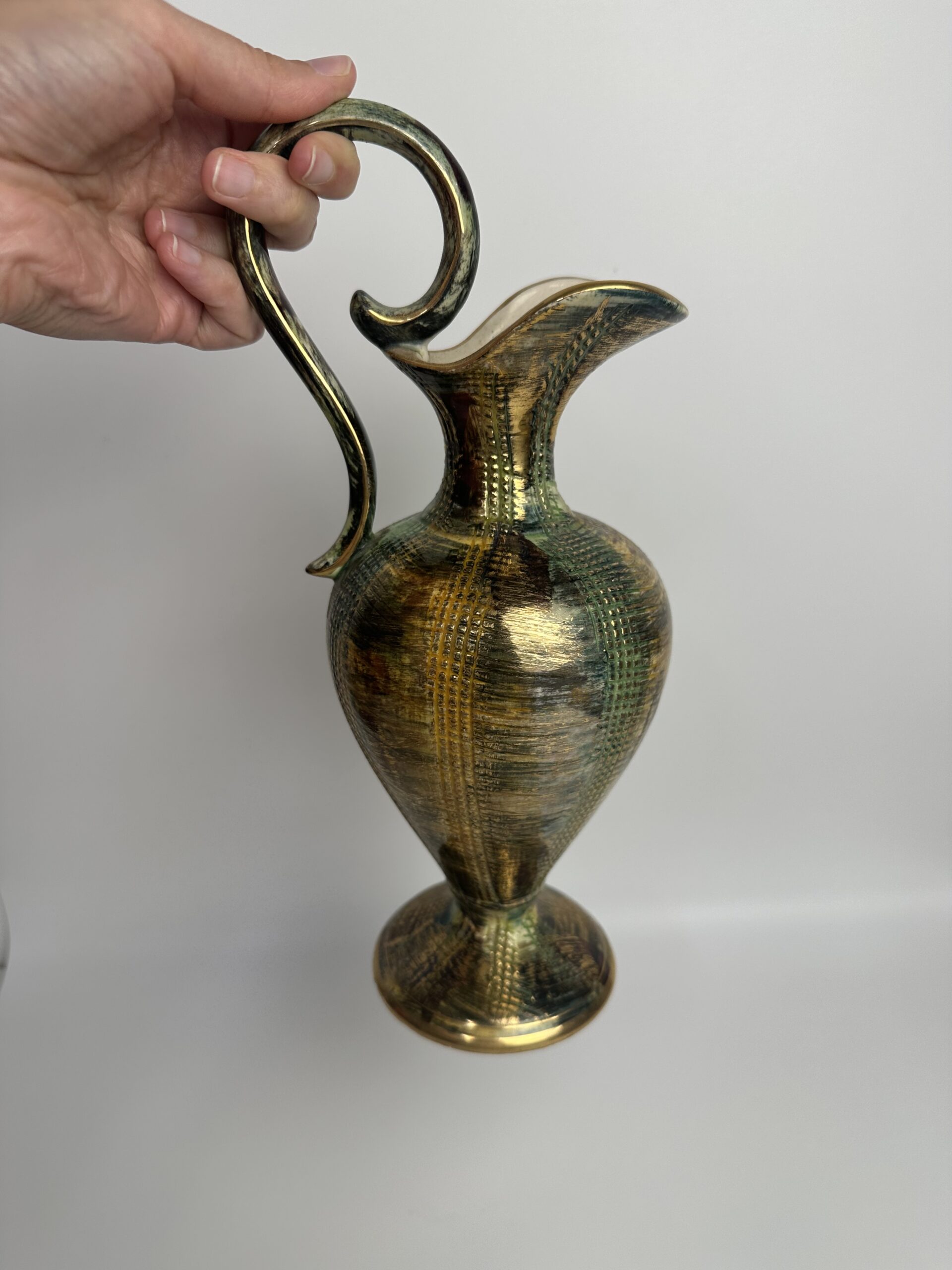 Vase vintage en céramique Hubert Bequet – Image 10