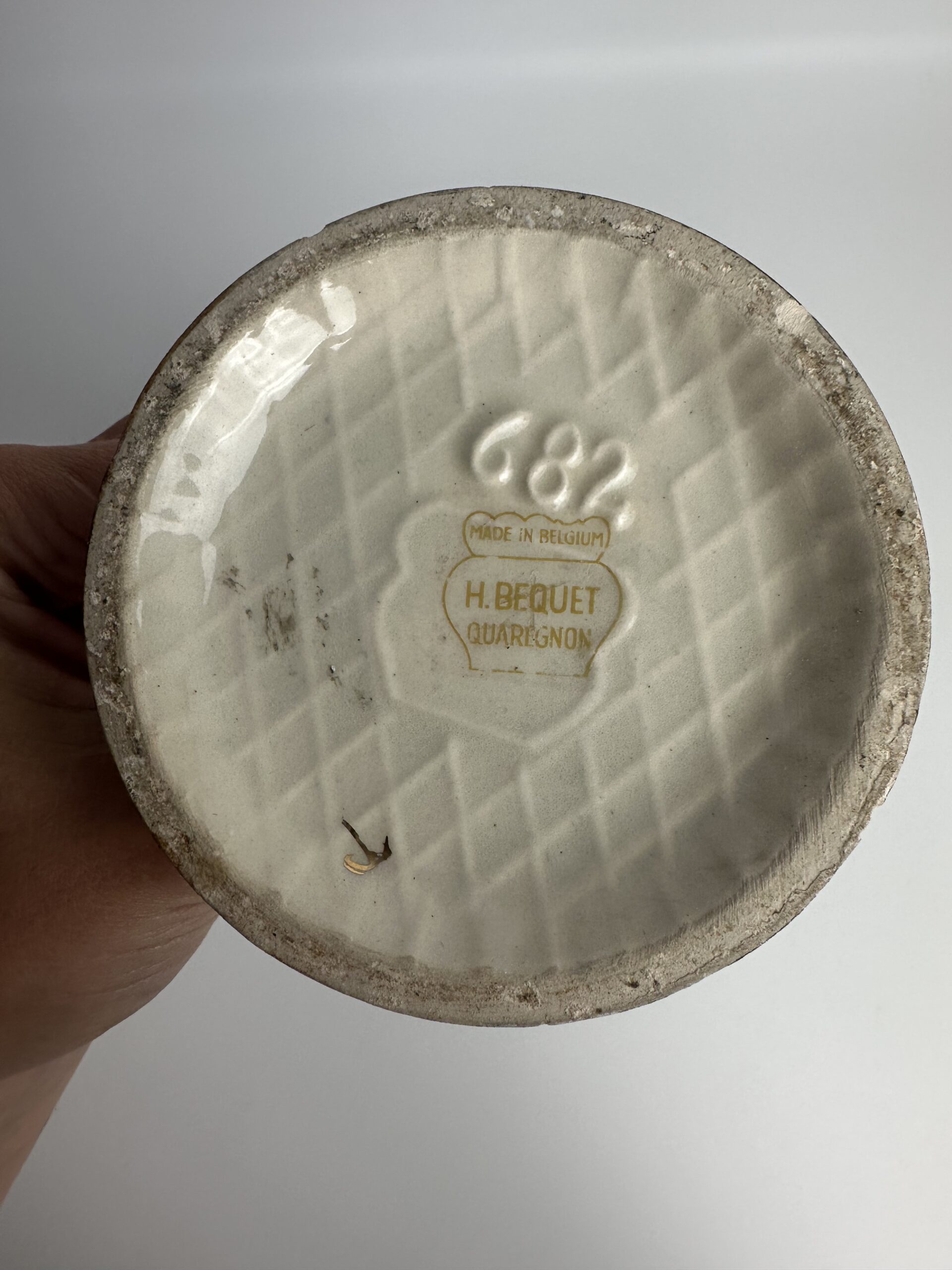 Vase vintage en céramique Hubert Bequet – Image 11