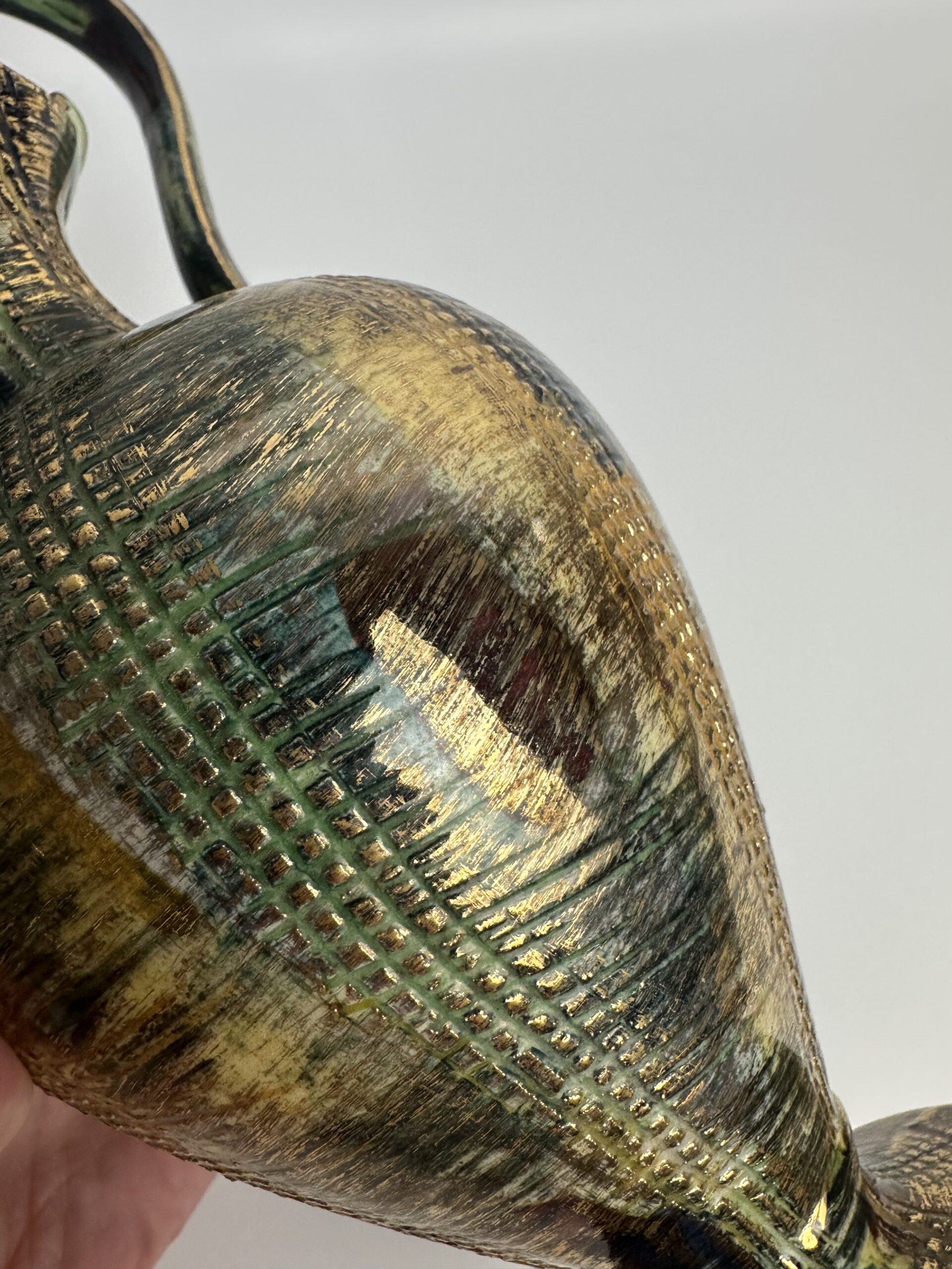 Vase vintage en céramique Hubert Bequet – Image 12