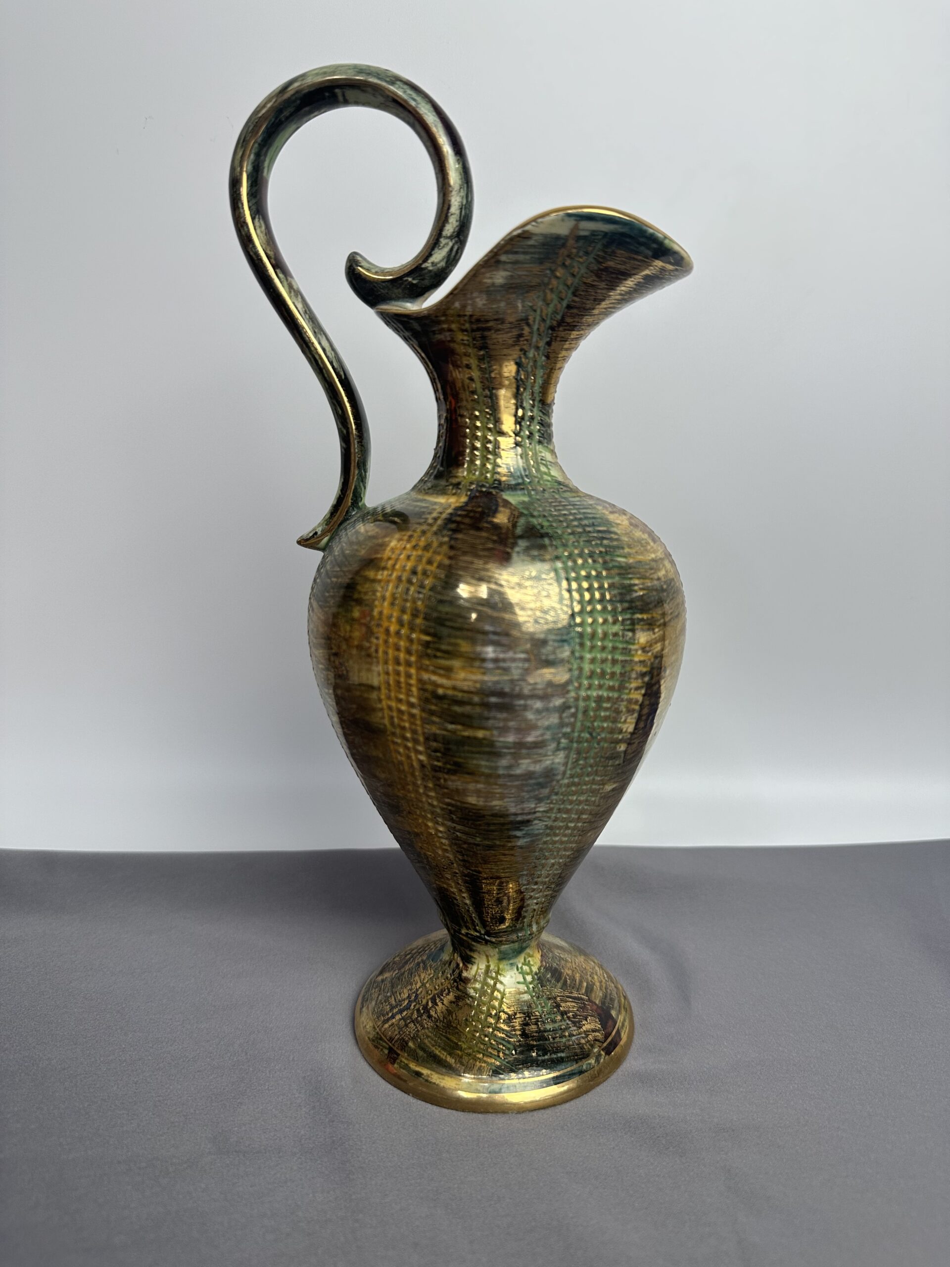 Vase vintage en céramique Hubert Bequet
