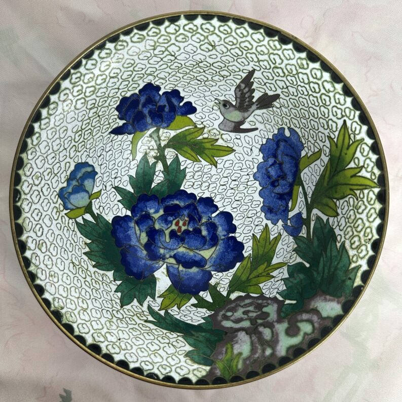 Coupelle ou bol cloisonné chinois